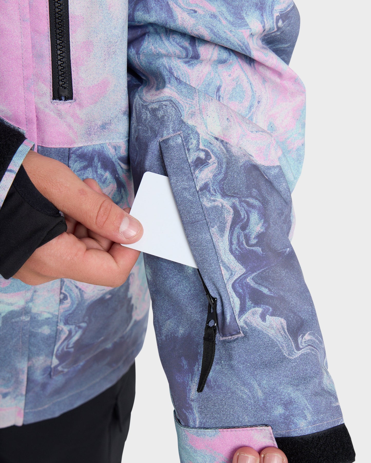 Mission Printed Snow Jacket Mission Printed Snow Jacket Quick Silver