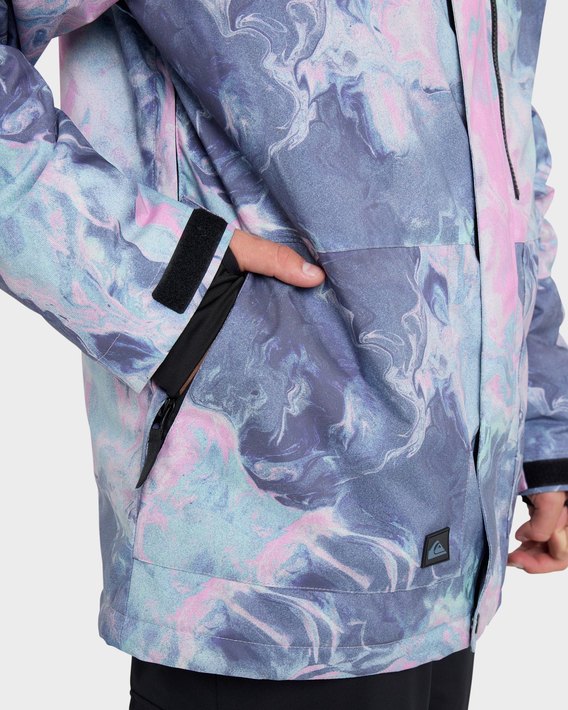 Mission Printed Snow Jacket Mission Printed Snow Jacket Quick Silver