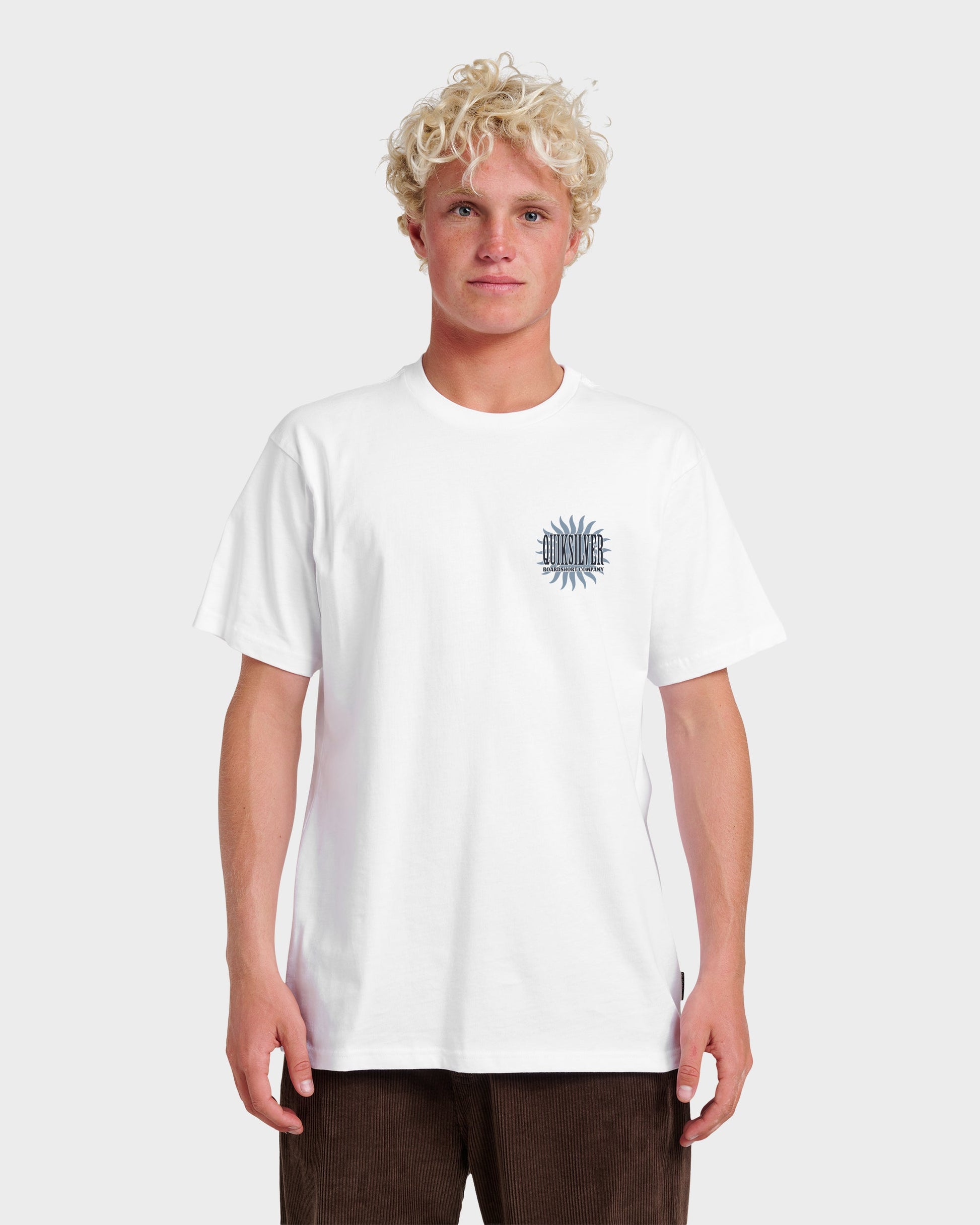 Sunny Side Up Classic T-shirt - White White Quick Silver