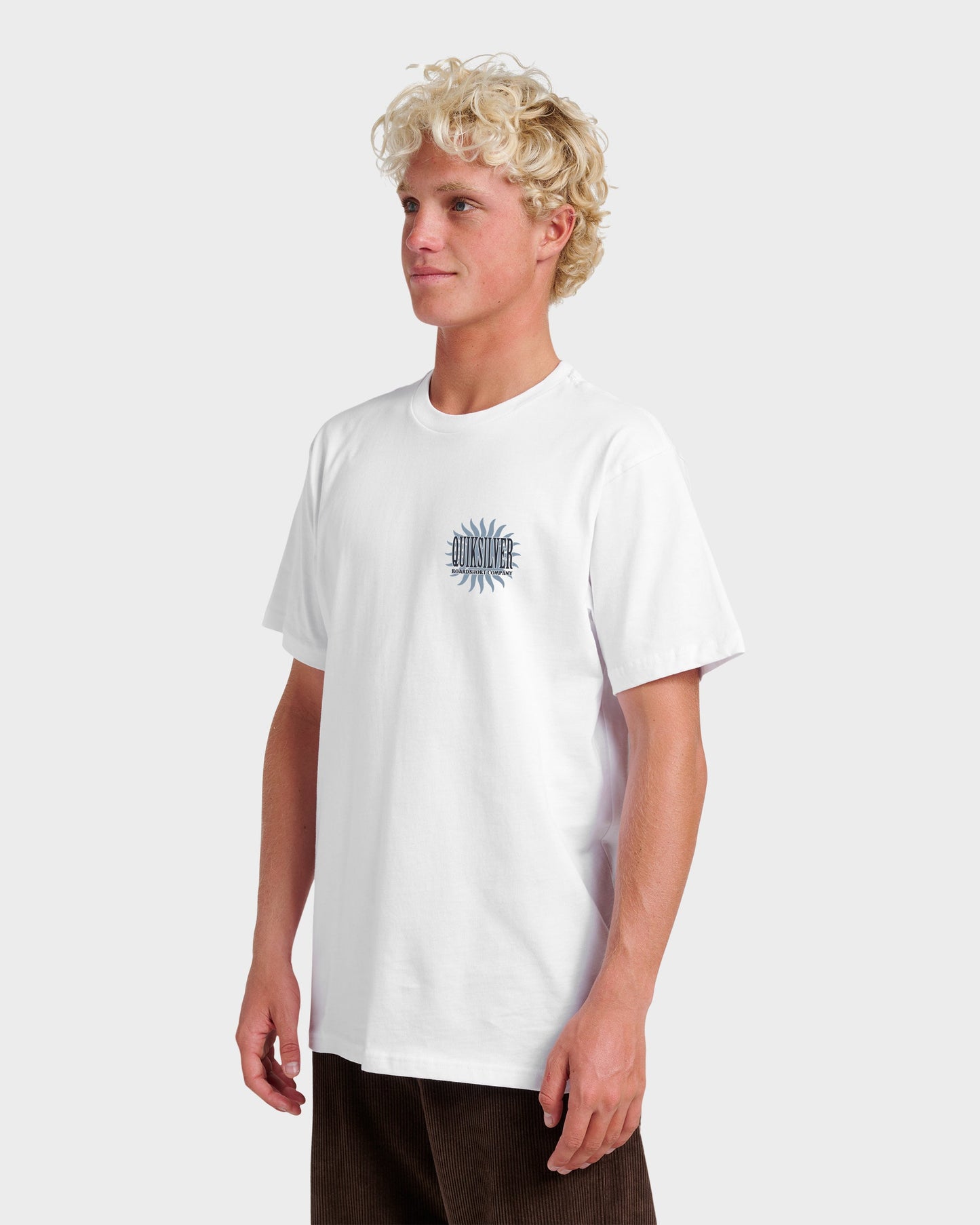 Sunny Side Up Classic T-shirt - White White Quick Silver