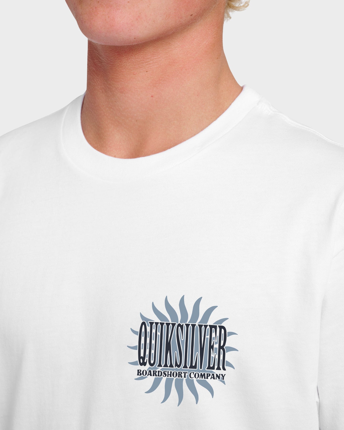 Sunny Side Up Classic T-shirt - White White Quick Silver