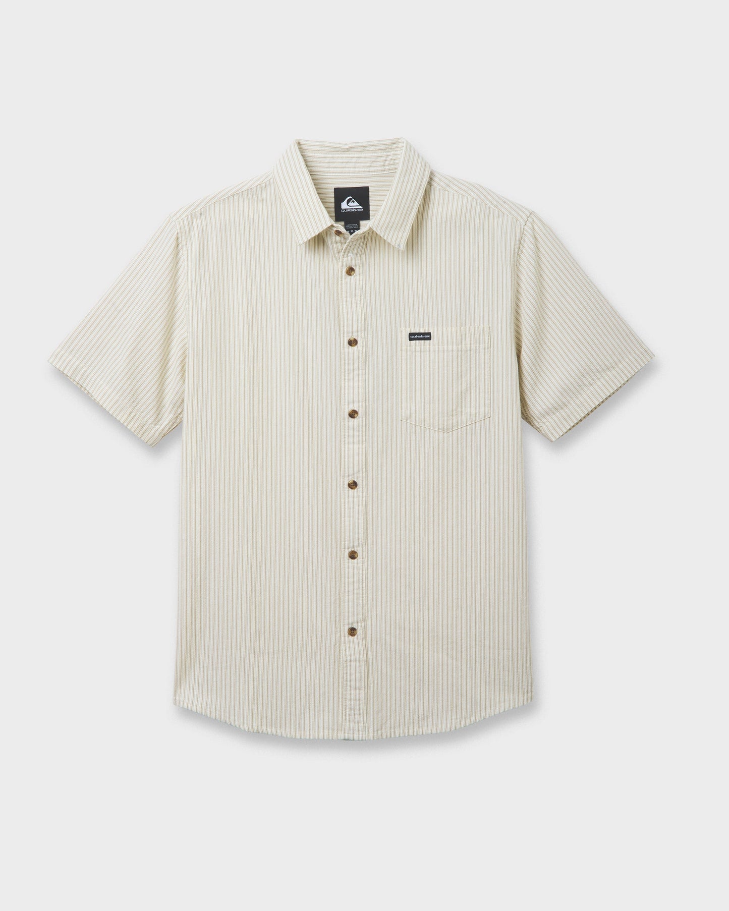 Oxford Stripe Classic Short Sleeve Shirt - Moonstruck Moonstruck Quick Silver