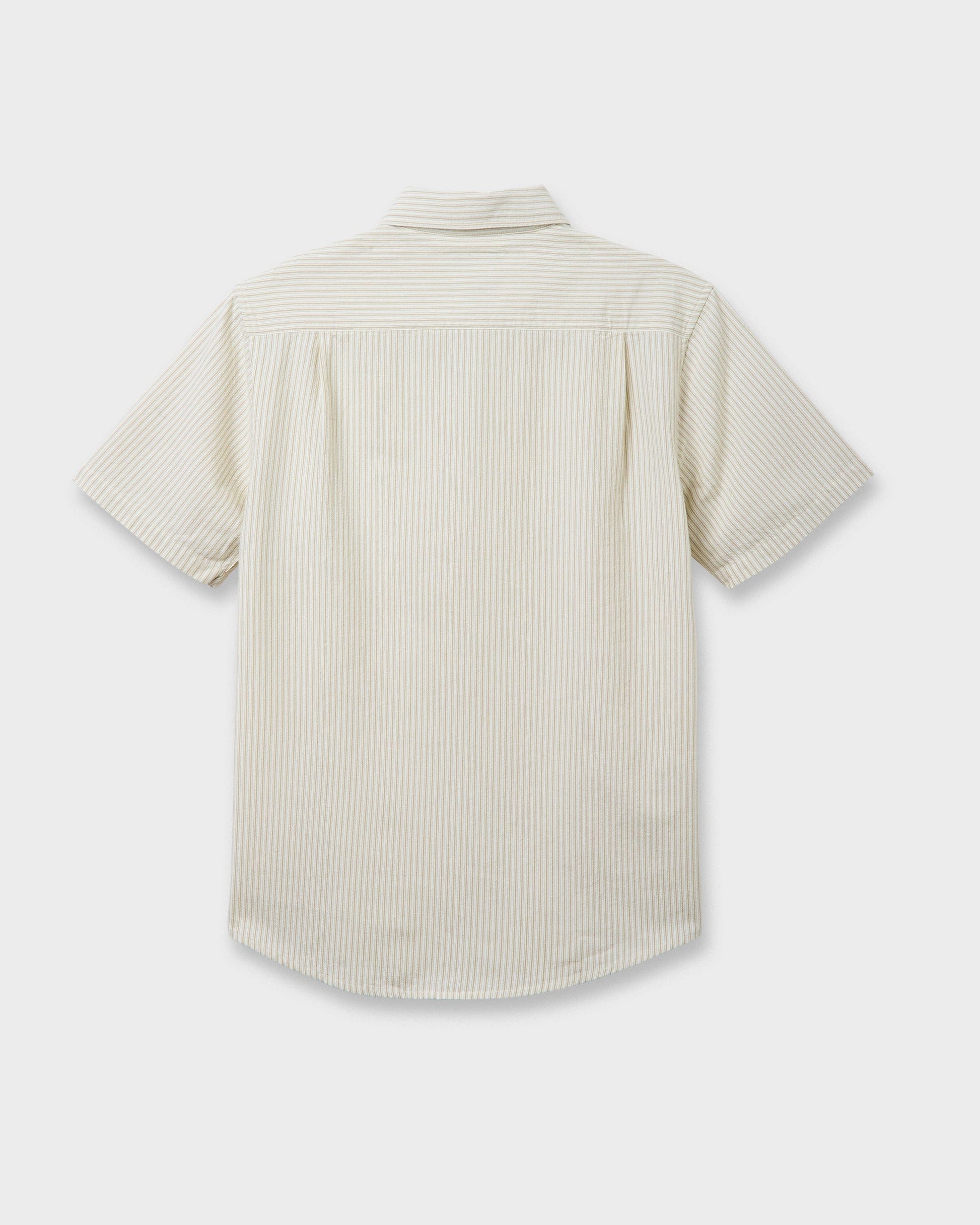 Oxford Stripe Classic Short Sleeve Shirt - Moonstruck Moonstruck Quick Silver