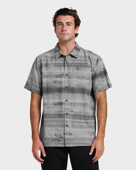 Waterman Go Fish Shirt - Phantom Phantom Quick Silver