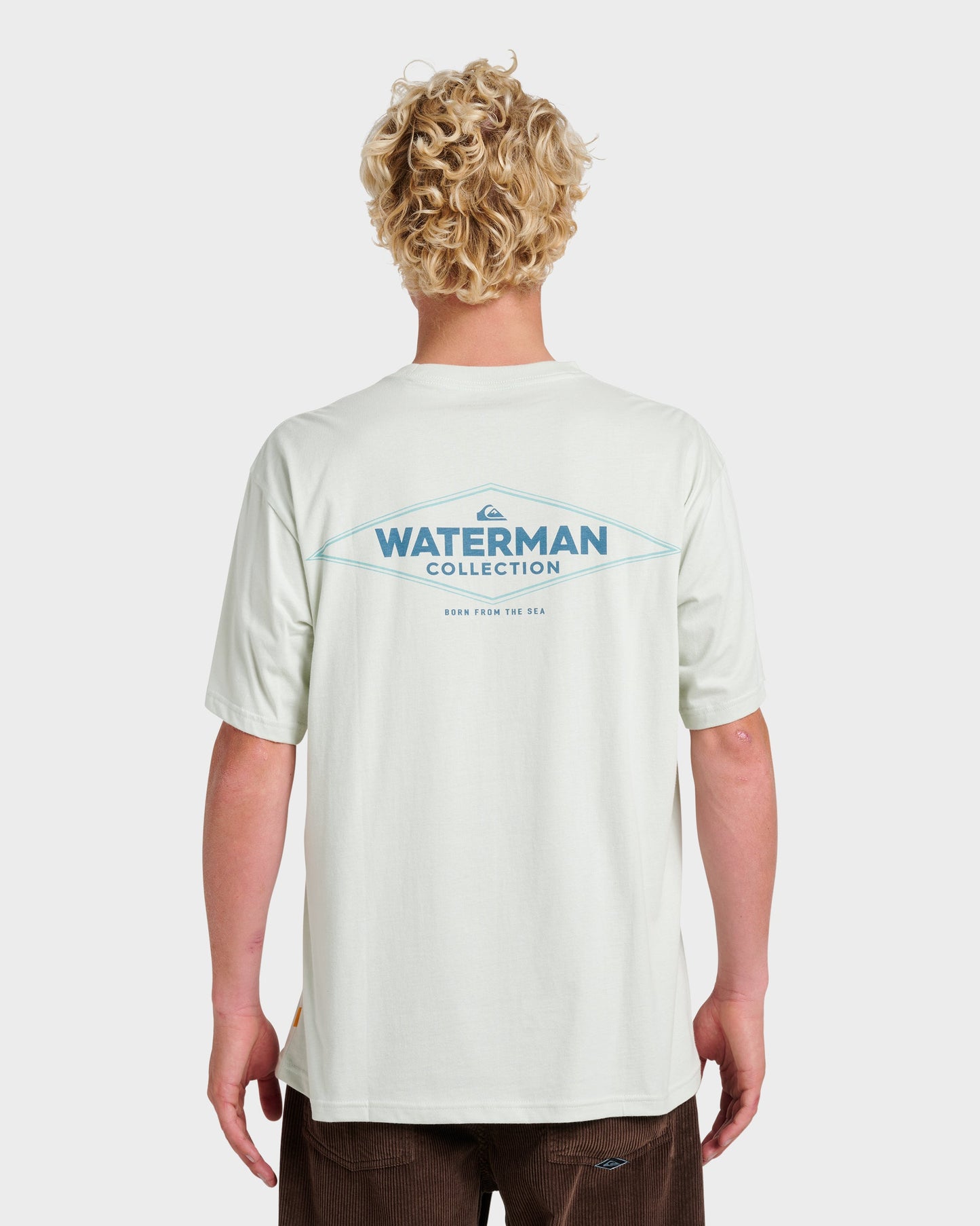 Waterman Diamond Classic T-shirt - Smoke Smoke Quick Silver