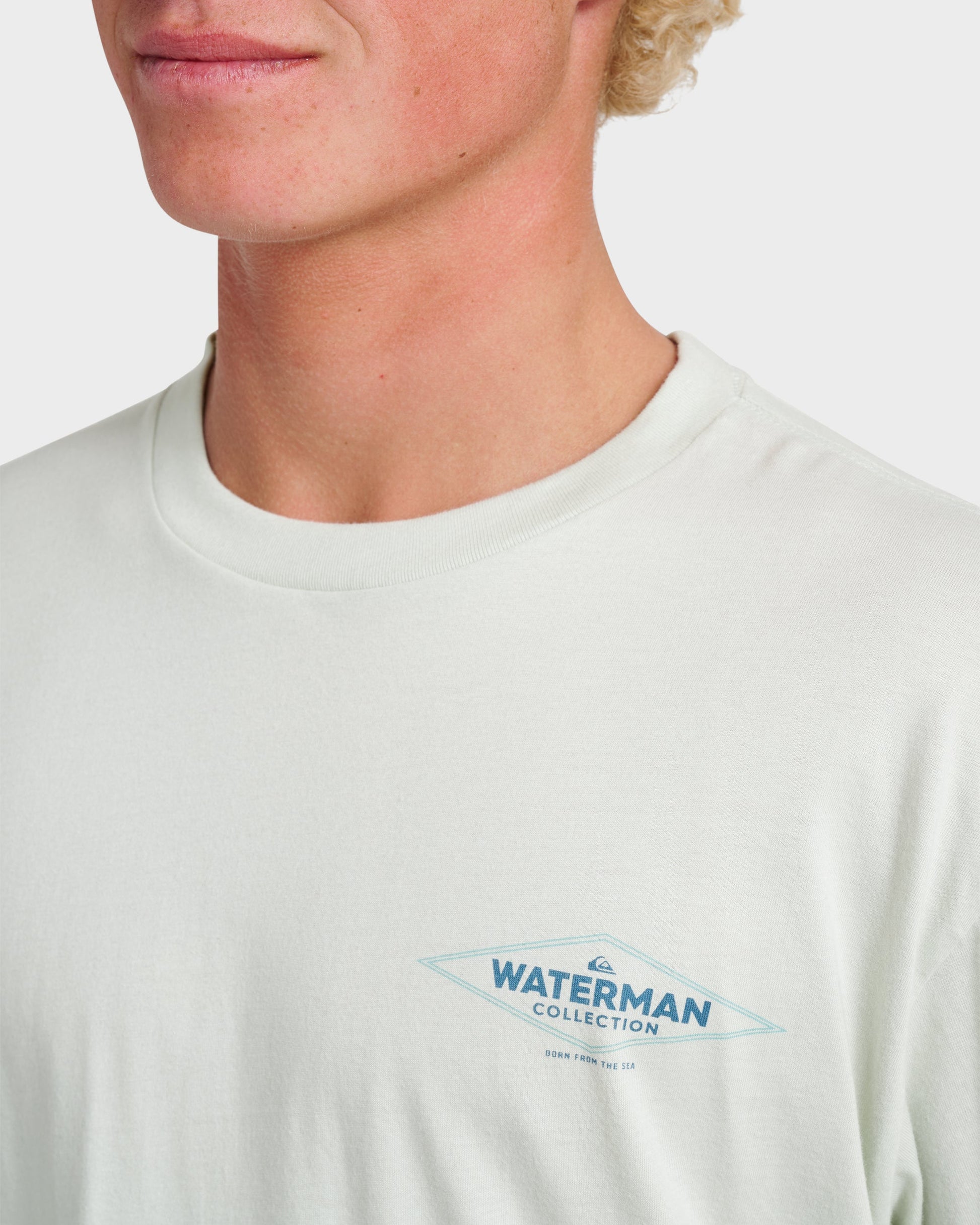 Waterman Diamond Classic T-shirt - Smoke Smoke Quick Silver