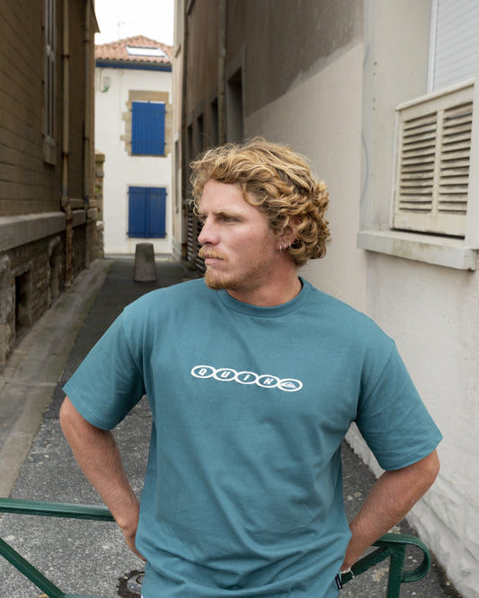 Linked Heavy Weight T-shirt - Mediterranea Mediterranea Quick Silver