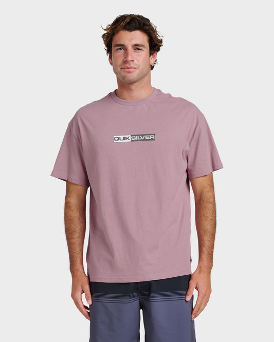 Saturn Tech Heavy Weight T-shirt - Elderberry Elderberry Quick Silver