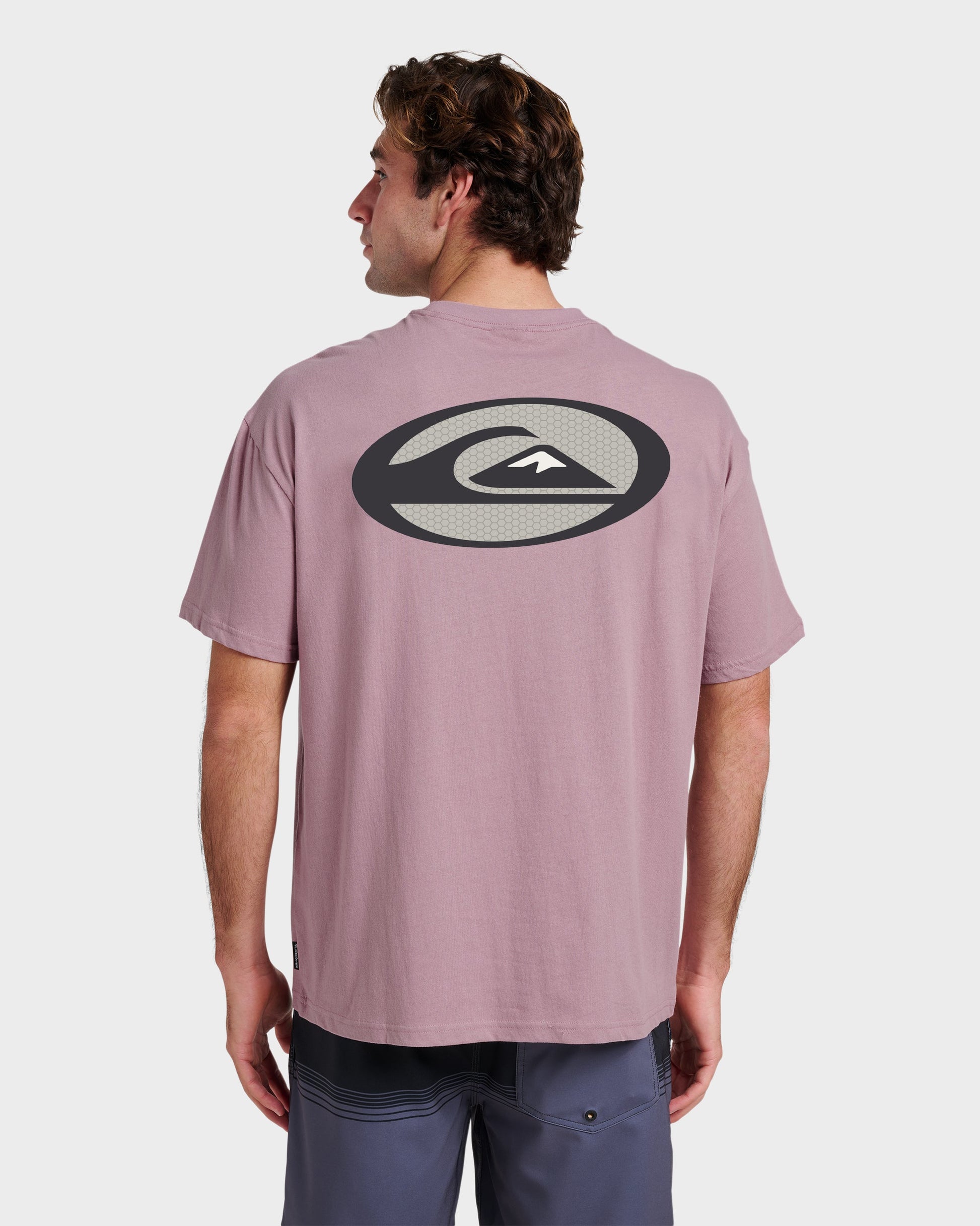 Saturn Tech Heavy Weight T-shirt - Elderberry Elderberry Quick Silver