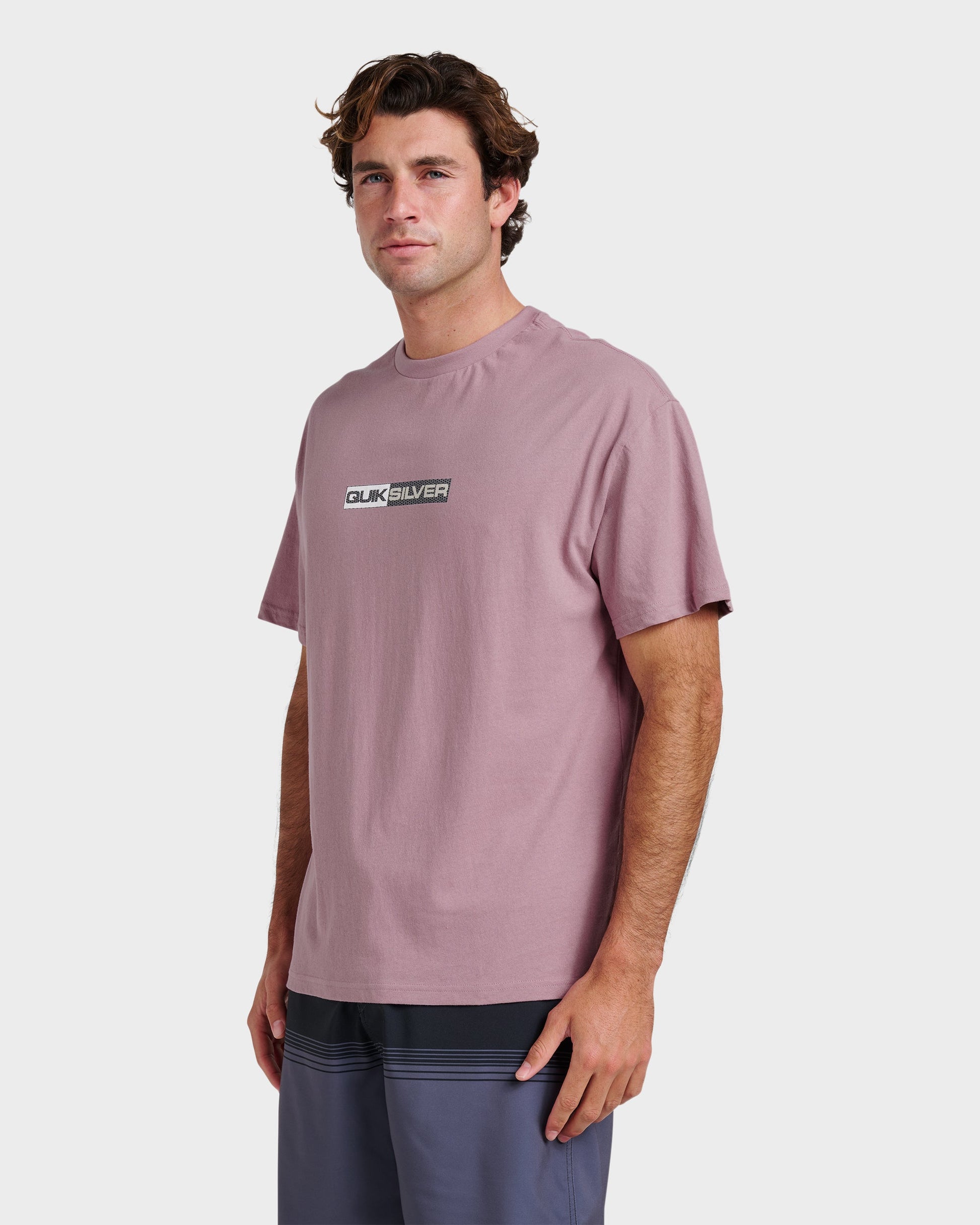 Saturn Tech Heavy Weight T-shirt - Elderberry Elderberry Quick Silver