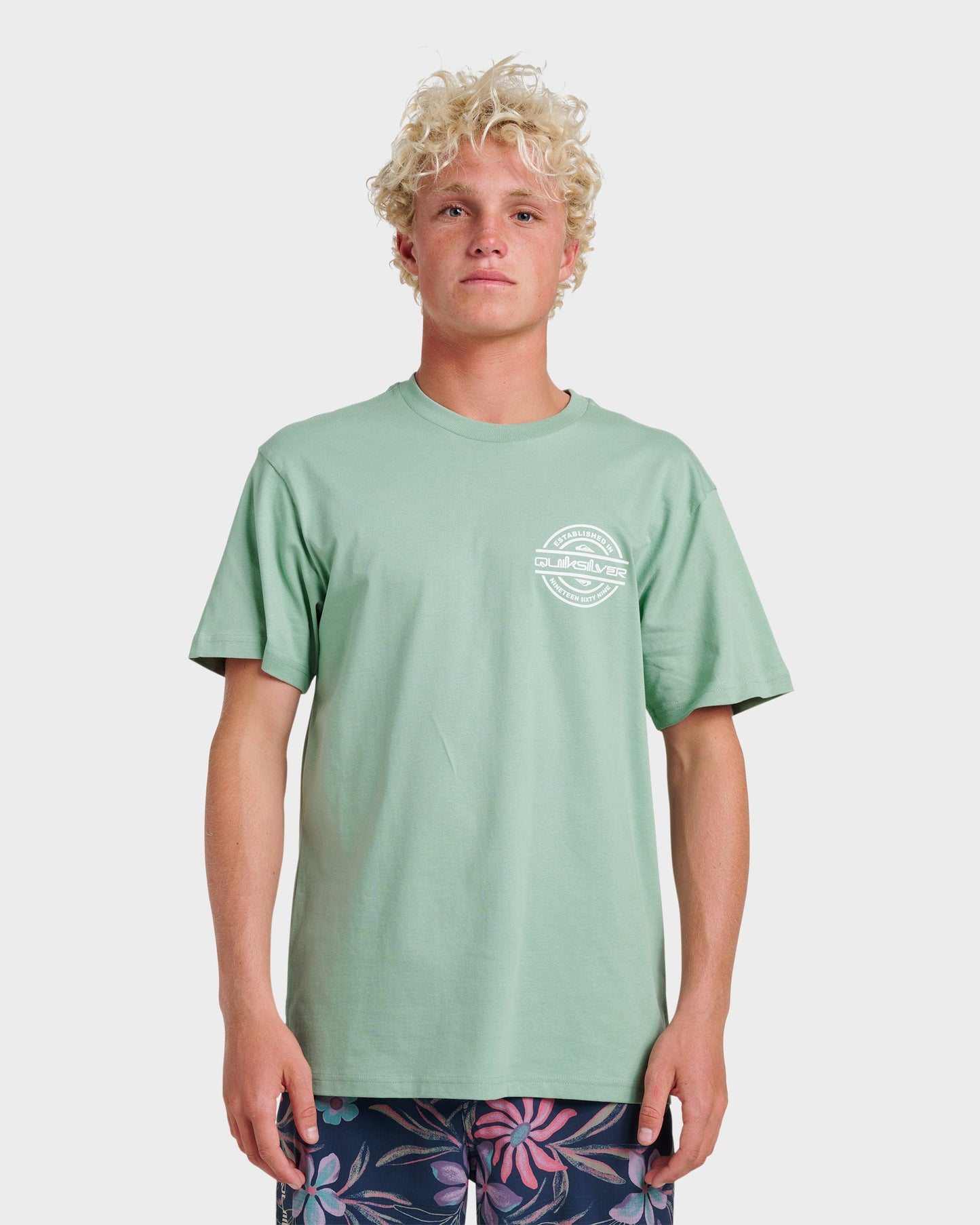 Mirrored Classic T-shirt - Granite Green Granite Green Quick Silver