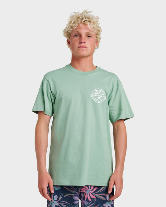 Mirrored Classic T-shirt - Granite Green Granite Green Quick Silver