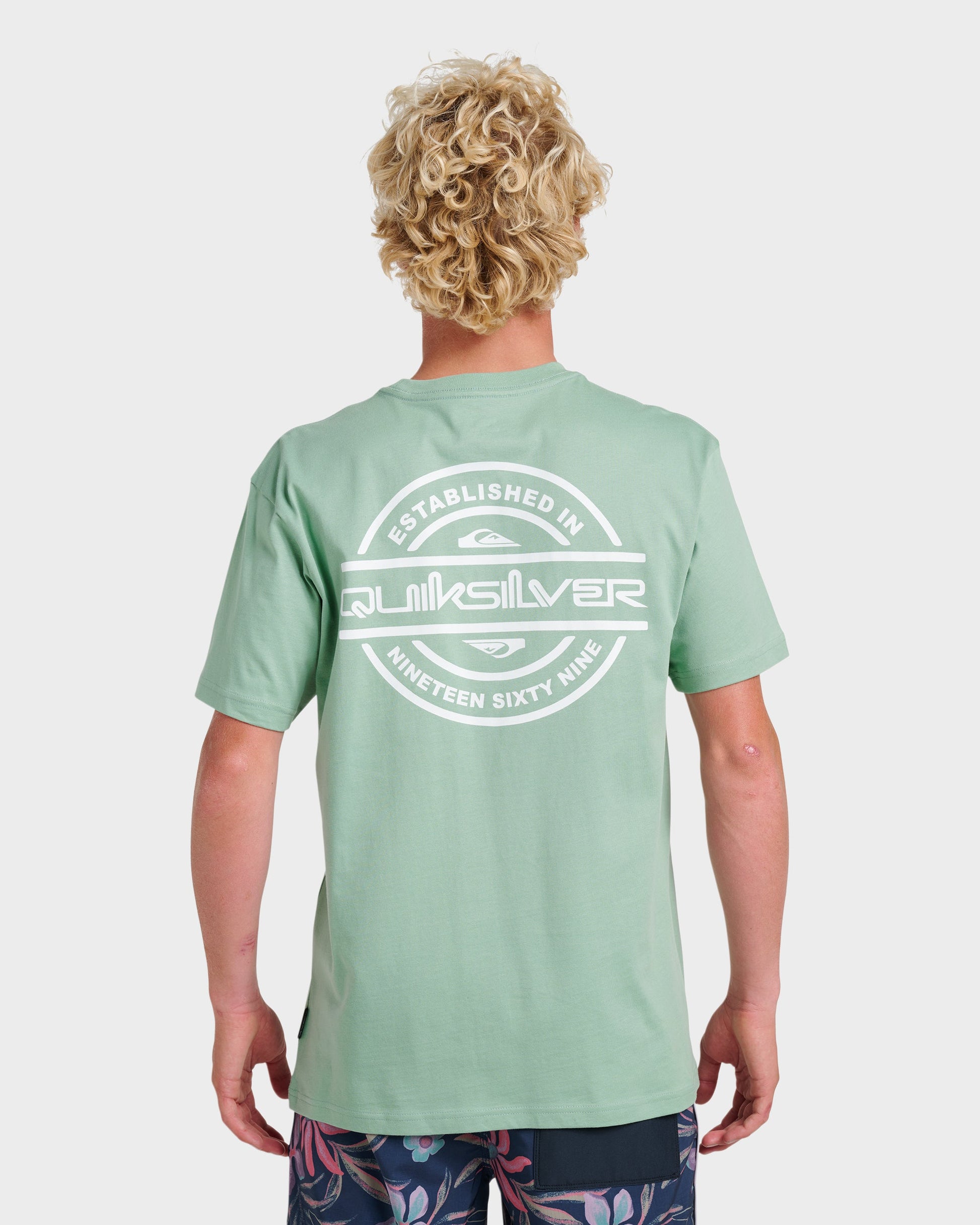 Mirrored Classic T-shirt - Granite Green Granite Green Quick Silver