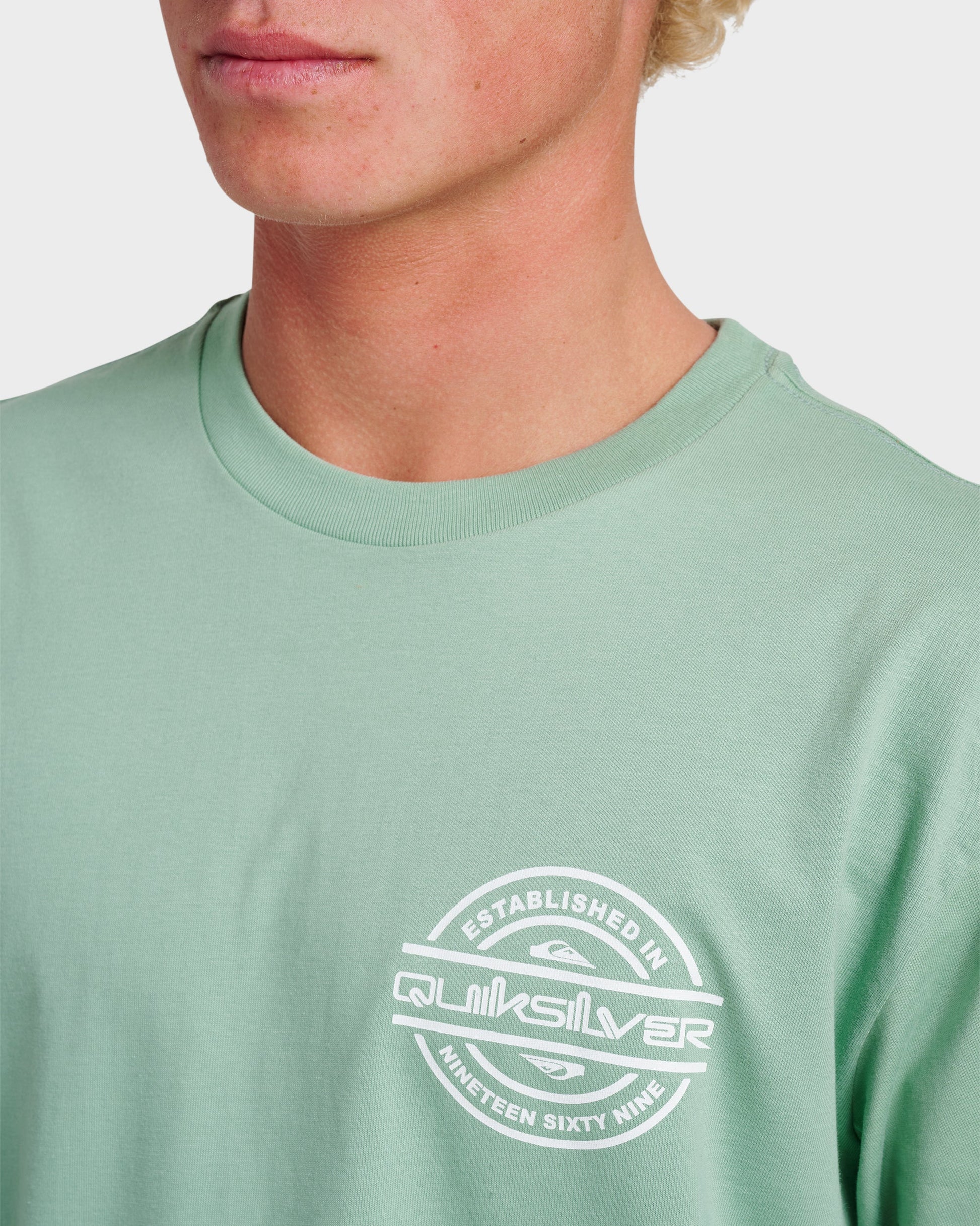 Mirrored Classic T-shirt - Granite Green Granite Green Quick Silver