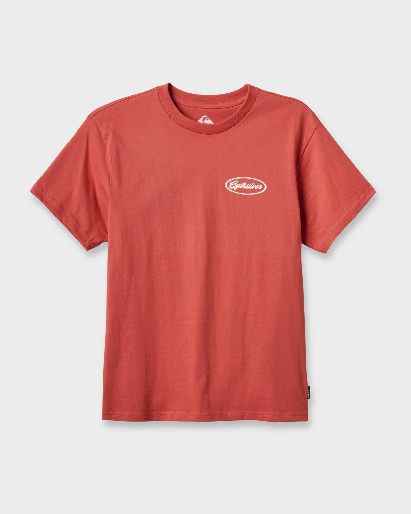 Mechanics Script Classic T-shirt - Mineral Red Mineral Red Quick Silver