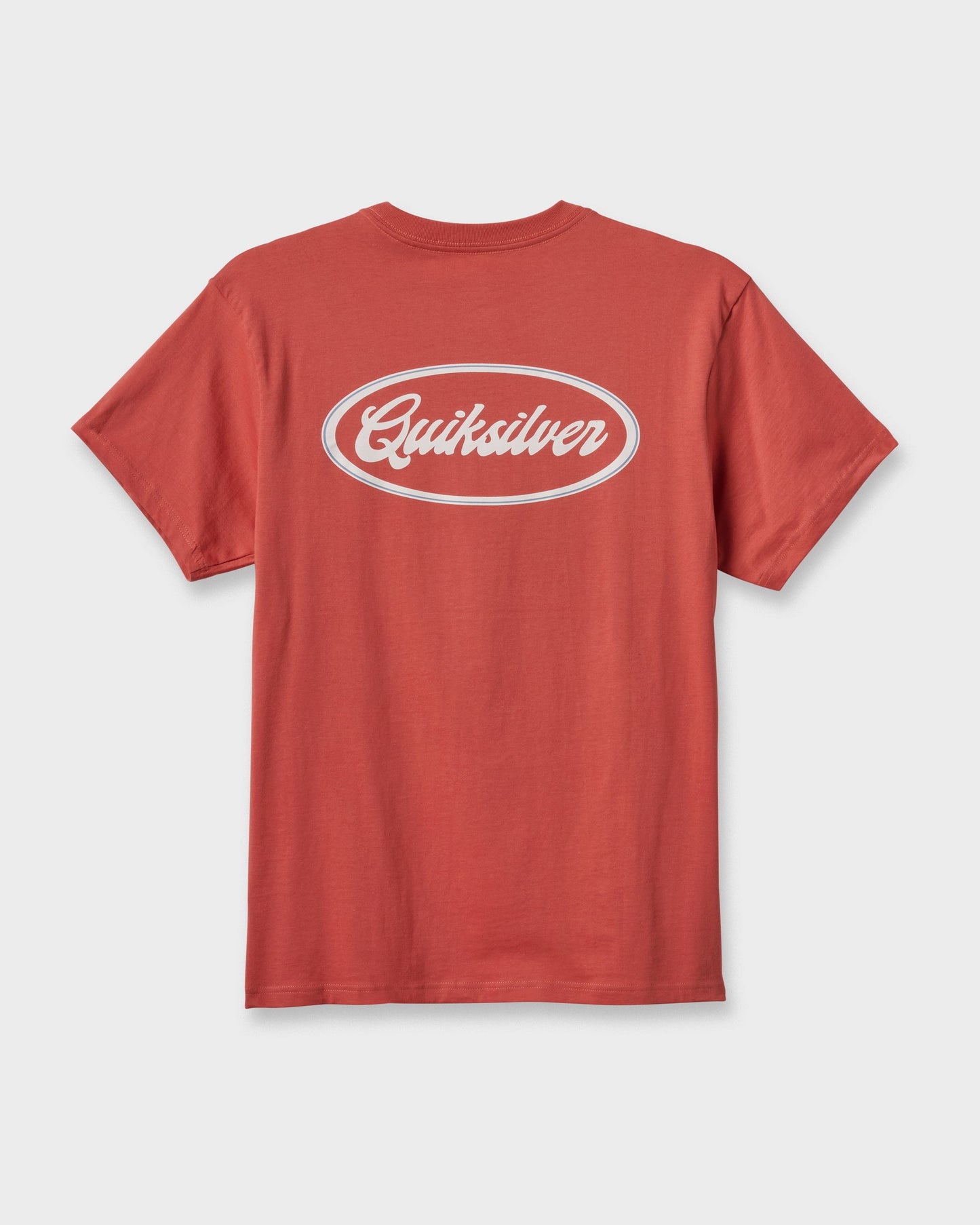Mechanics Script Classic T-shirt - Mineral Red Mineral Red Quick Silver