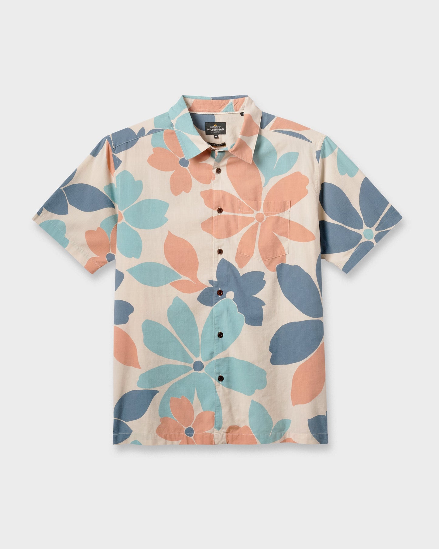 Waterman Flower Power Shirt - Moonbeam Moonbeam Quick Silver