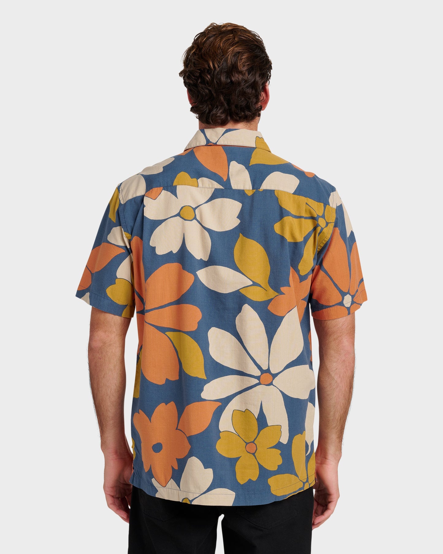 Waterman Flower Power Shirt - Sargasso Sea Sargasso Sea Quick Silver