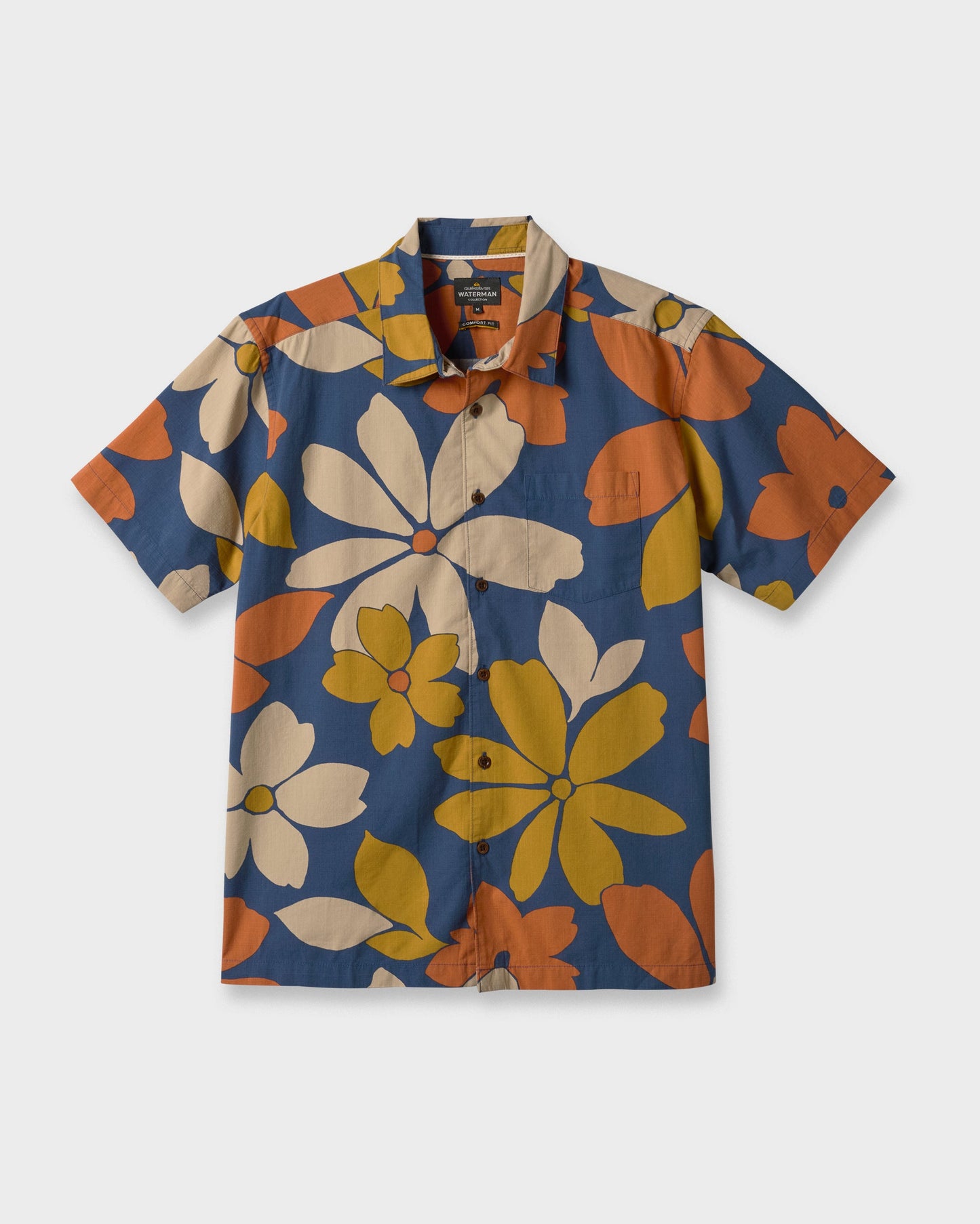 Waterman Flower Power Shirt - Sargasso Sea Sargasso Sea Quick Silver