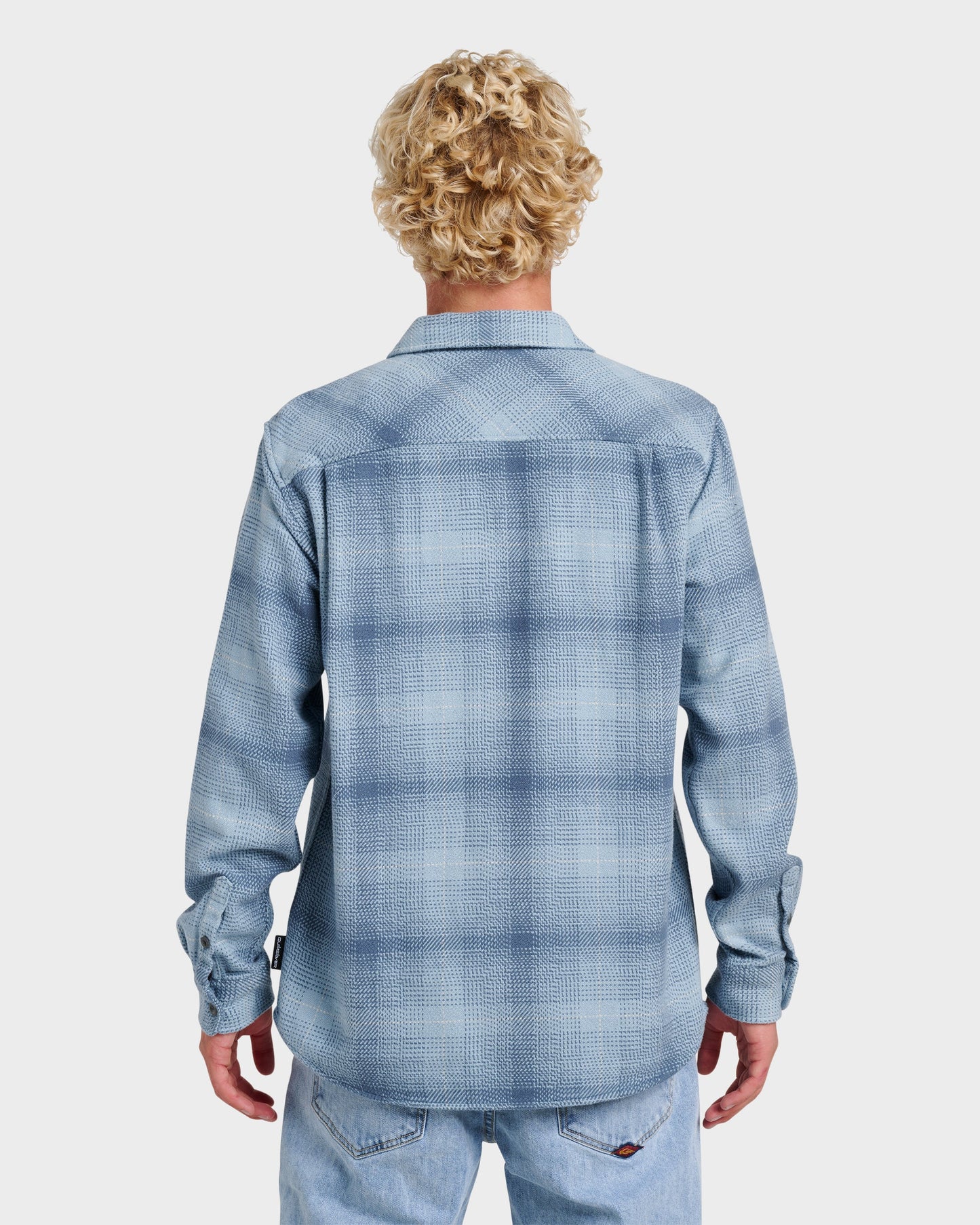 Dna Flannel Shirt - China Blue China Blue Quick Silver