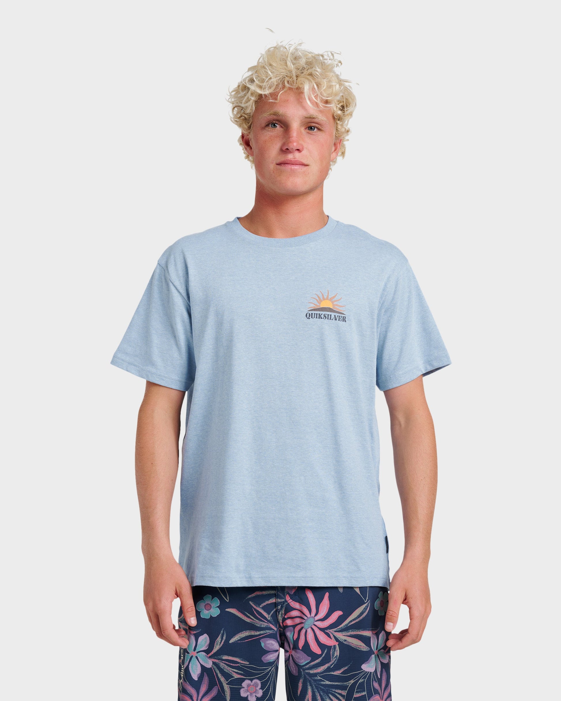 Dawn Patrol Classic T-shirt - Ashley Blue Heather Ashley Blue Heather Quick Silver