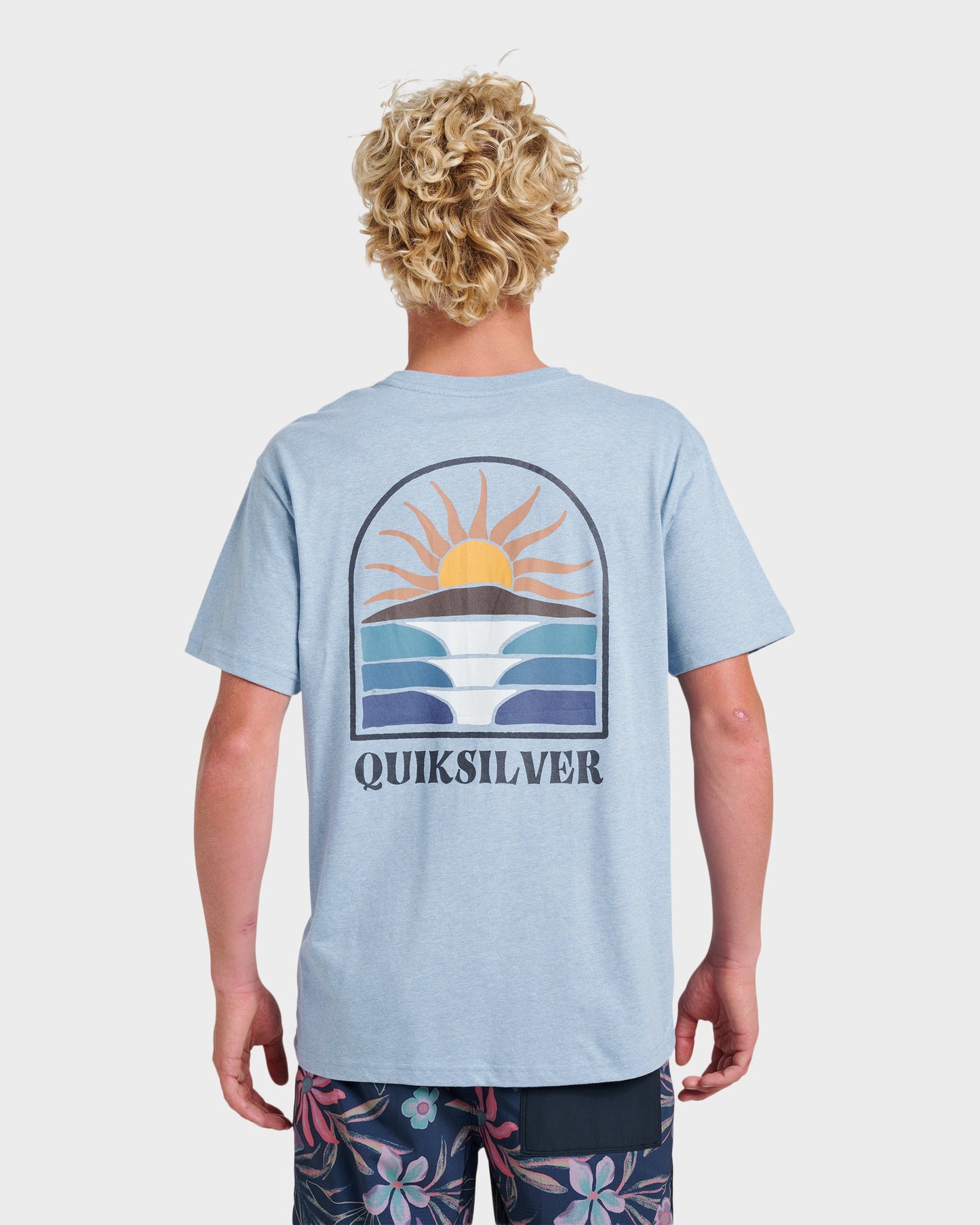 Dawn Patrol Classic T-shirt - Ashley Blue Heather Ashley Blue Heather Quick Silver