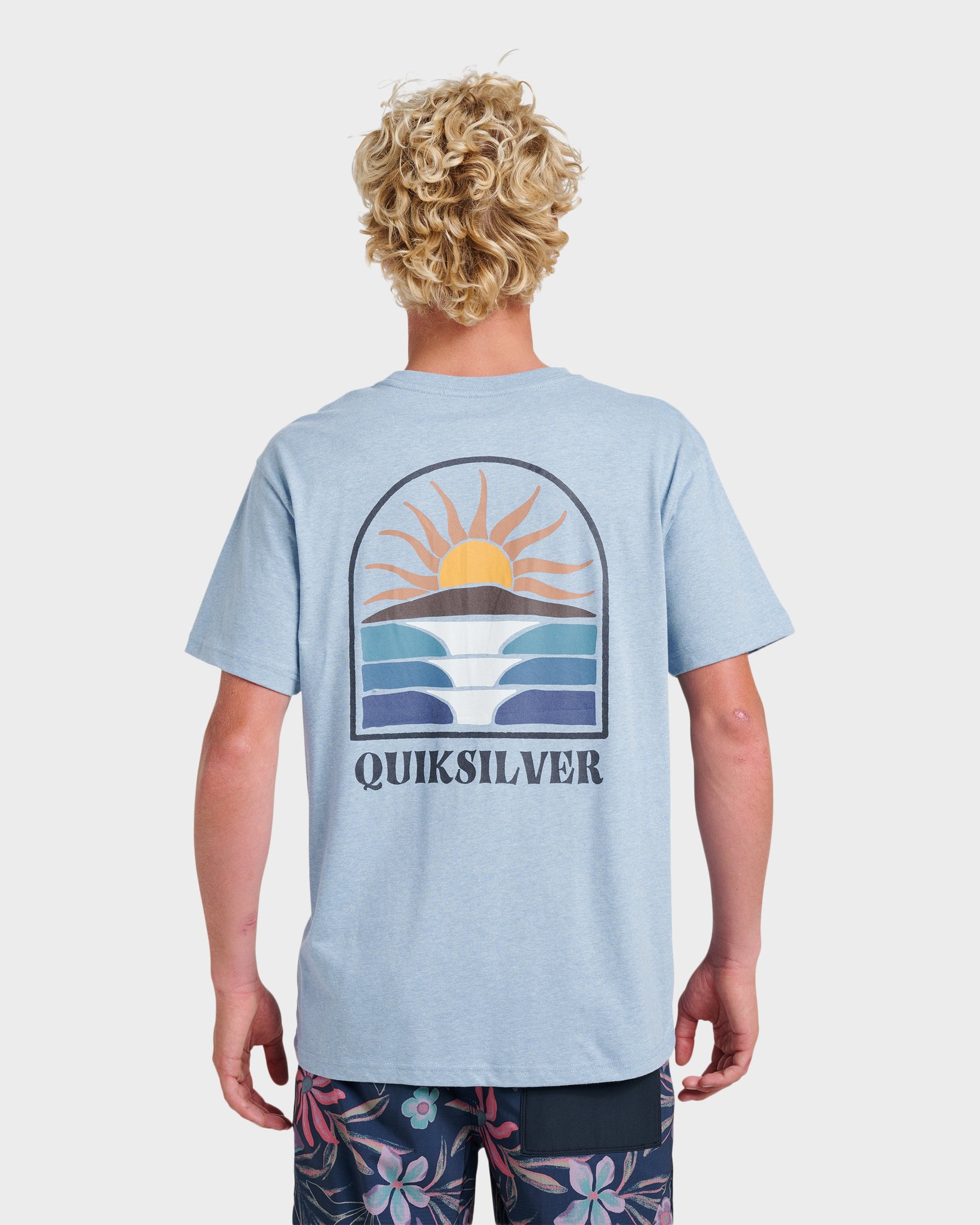 Dawn Patrol Classic T-shirt - Ashley Blue Heather Ashley Blue Heather Quick Silver