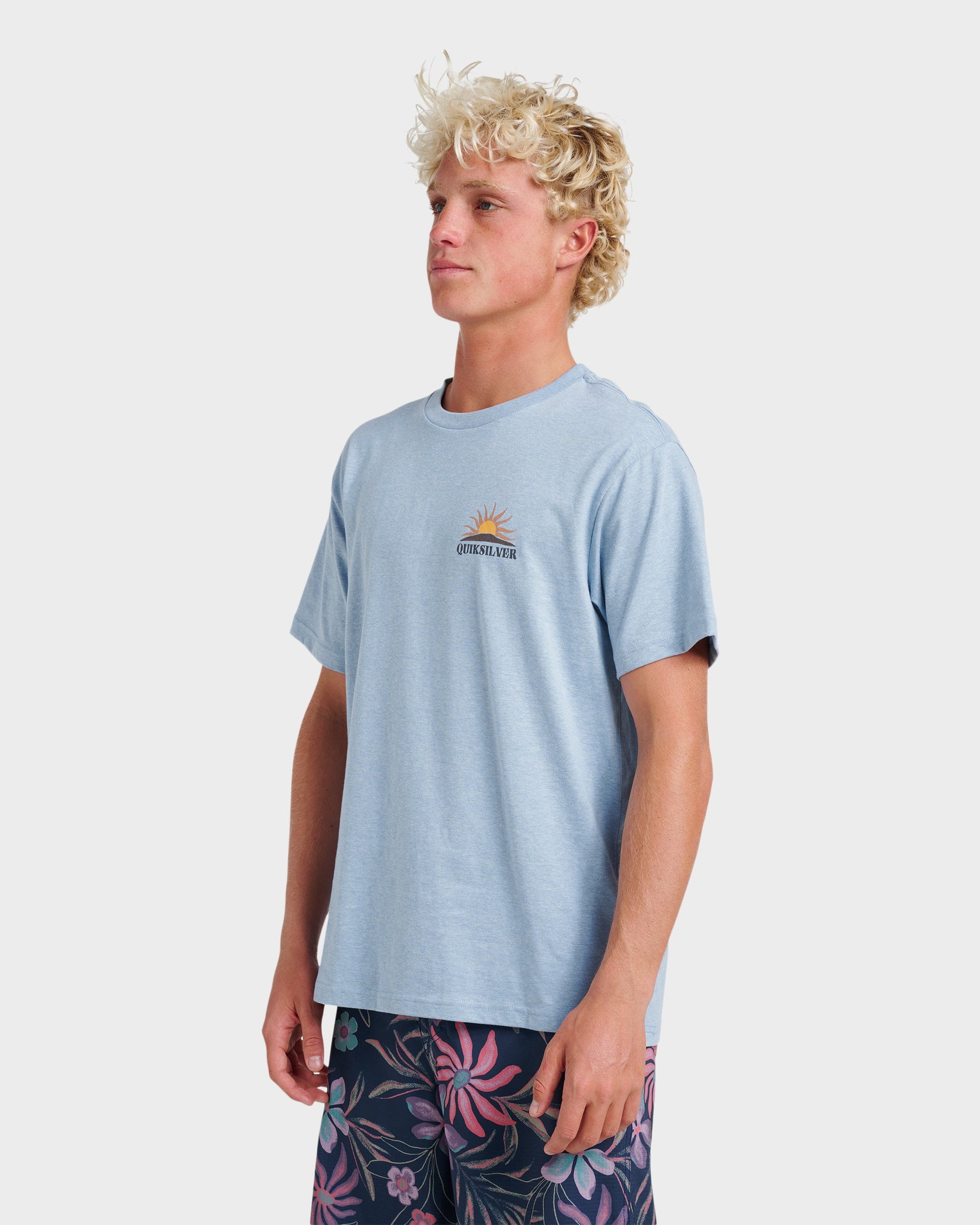 Dawn Patrol Classic T-shirt - Ashley Blue Heather Ashley Blue Heather Quick Silver