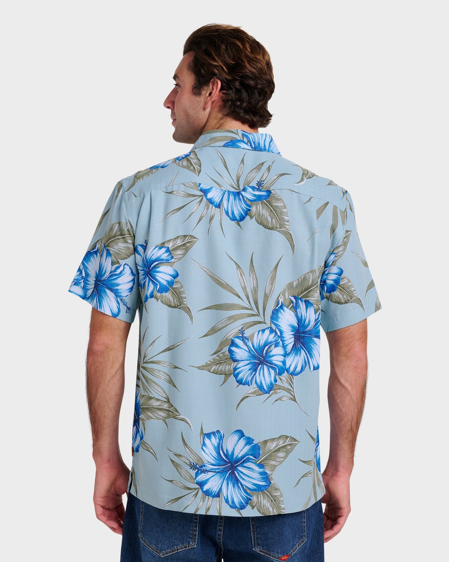 Waterman Tropical Dream Shirt - Sterling Blue Sterling Blue Quick Silver