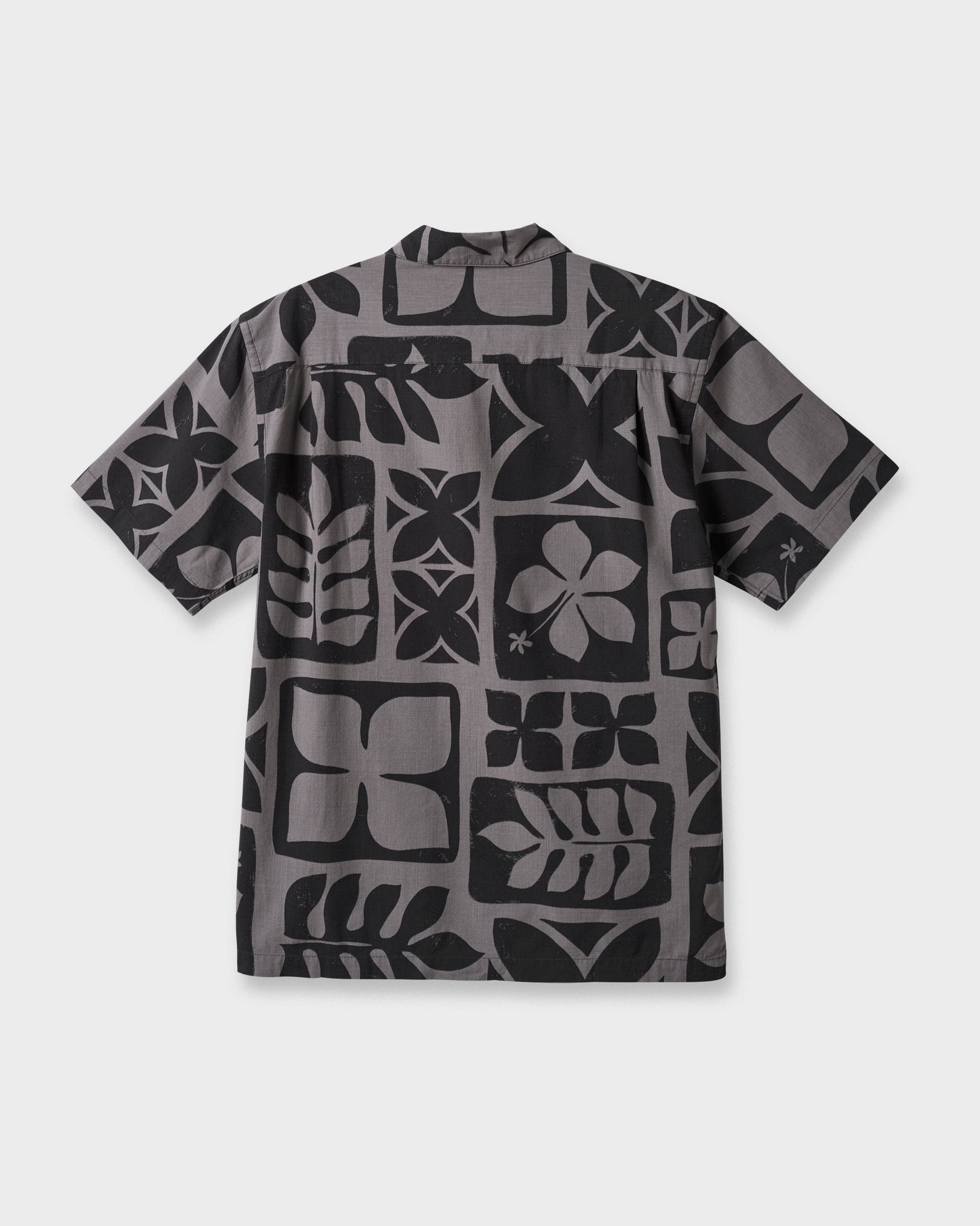 Waterman Tiki Island Shirt - Phantom Phantom Quick Silver