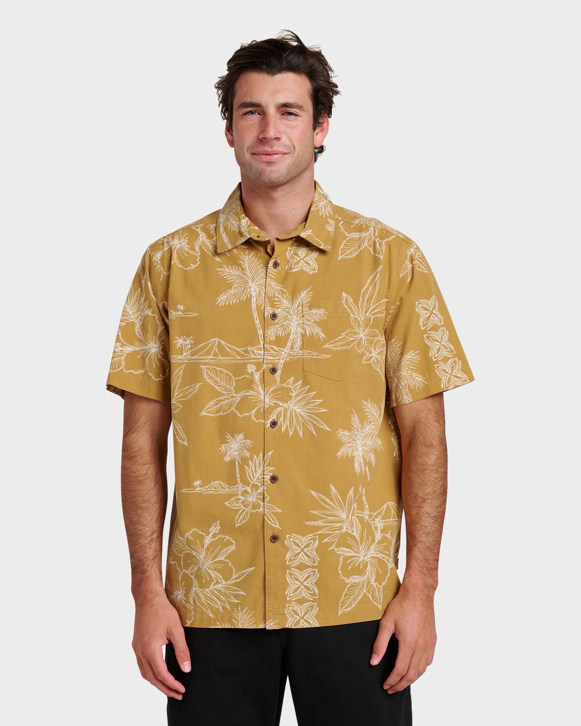 Waterman Scenic Drive Shirt - Wood Thrush Wood Thrush Quick Silver