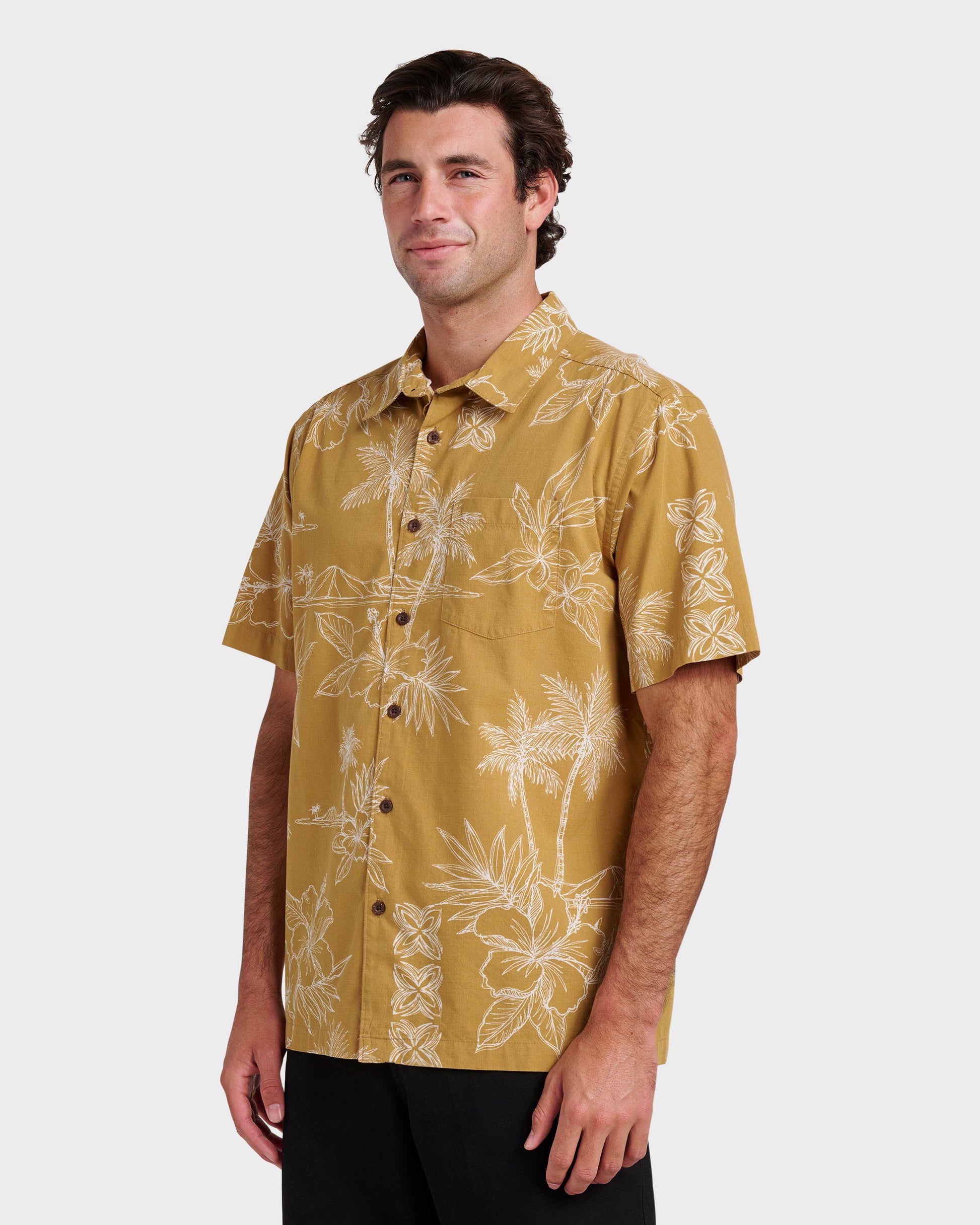 Waterman Scenic Drive Shirt - Wood Thrush Wood Thrush Quick Silver