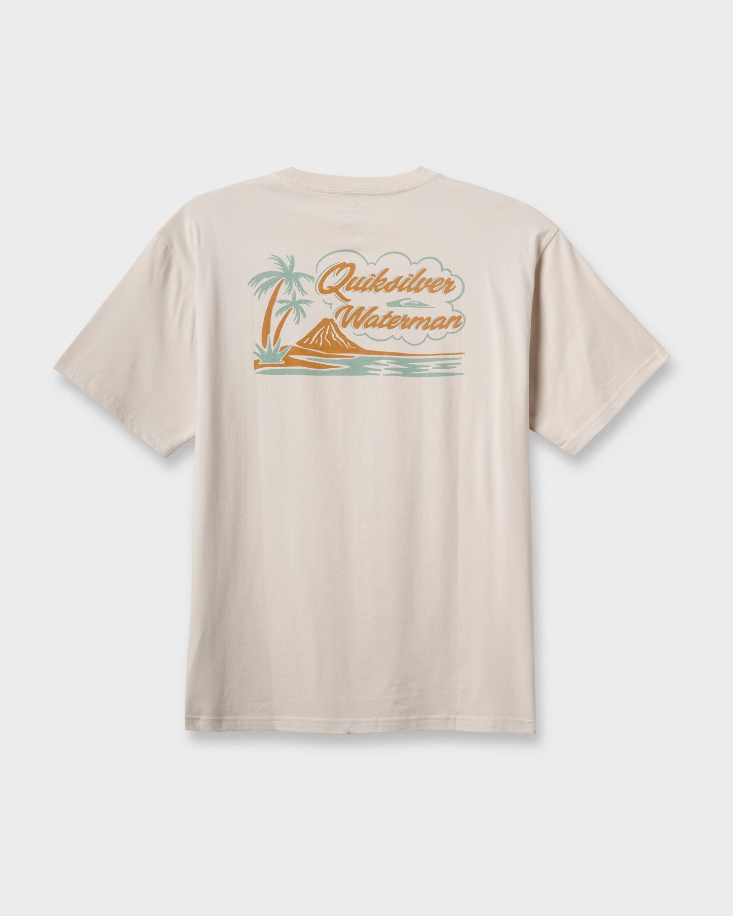Waterman Tropic Island Classic T-shirt - Moonbeam Moonbeam Quick Silver