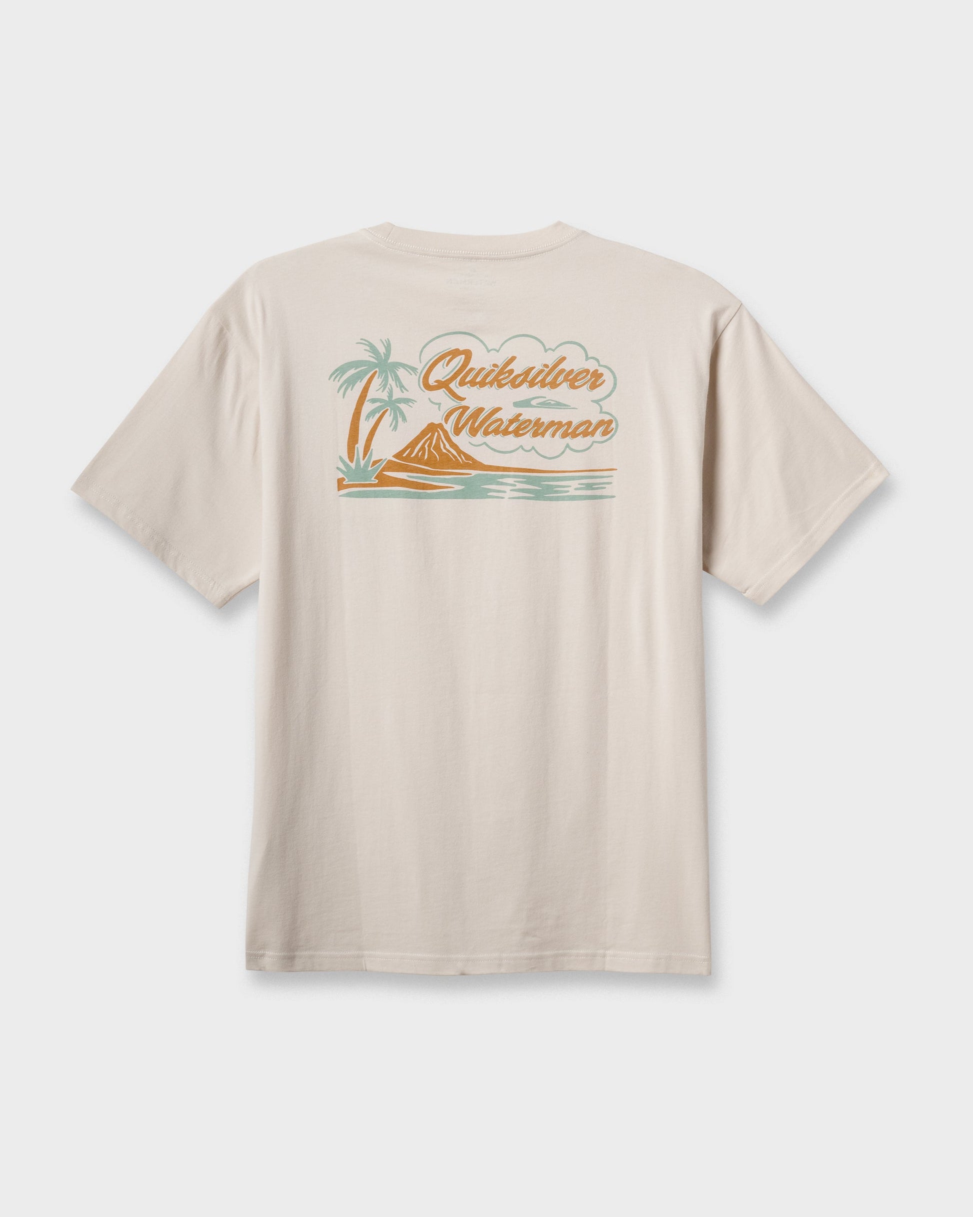 Waterman Tropic Island Classic T-shirt - Moonbeam Moonbeam Quick Silver