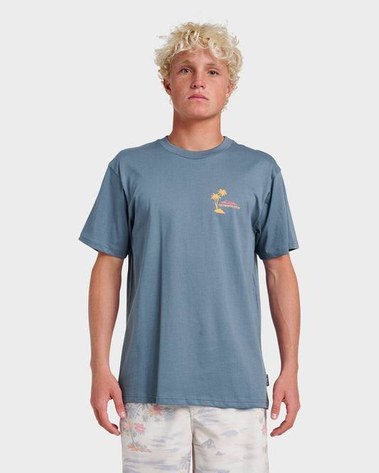 Tropical Surf Classic T-shirt - China Blue China Blue Quick Silver