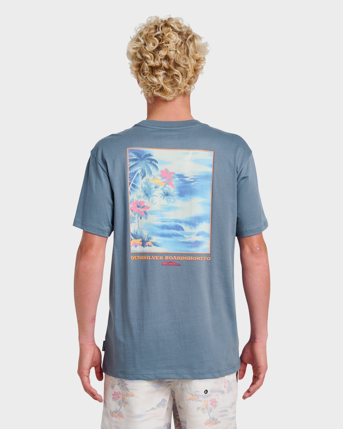 Tropical Surf Classic T-shirt - China Blue China Blue Quick Silver