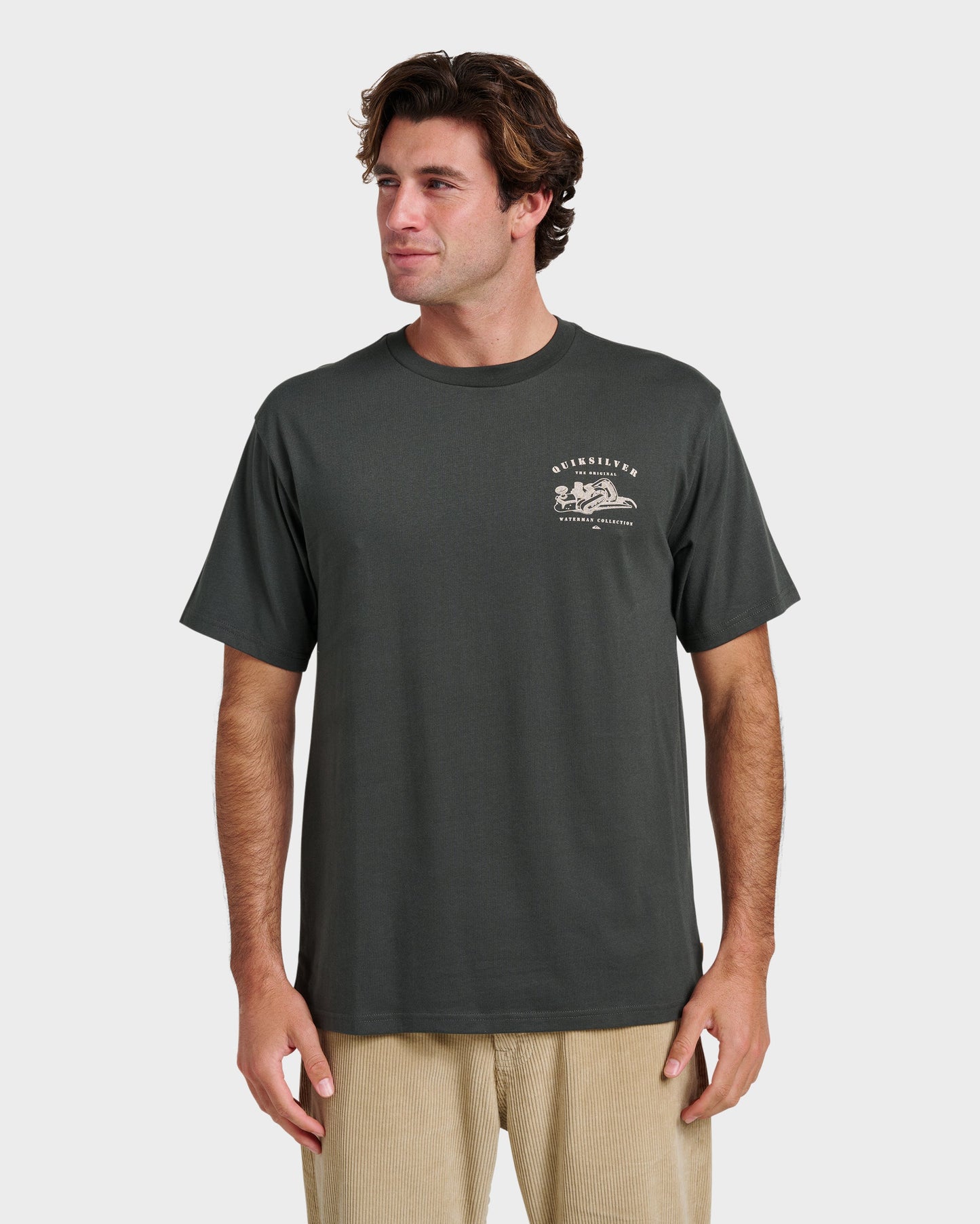 Waterman Planer Classic T-shirt - Phantom Phantom Quick Silver