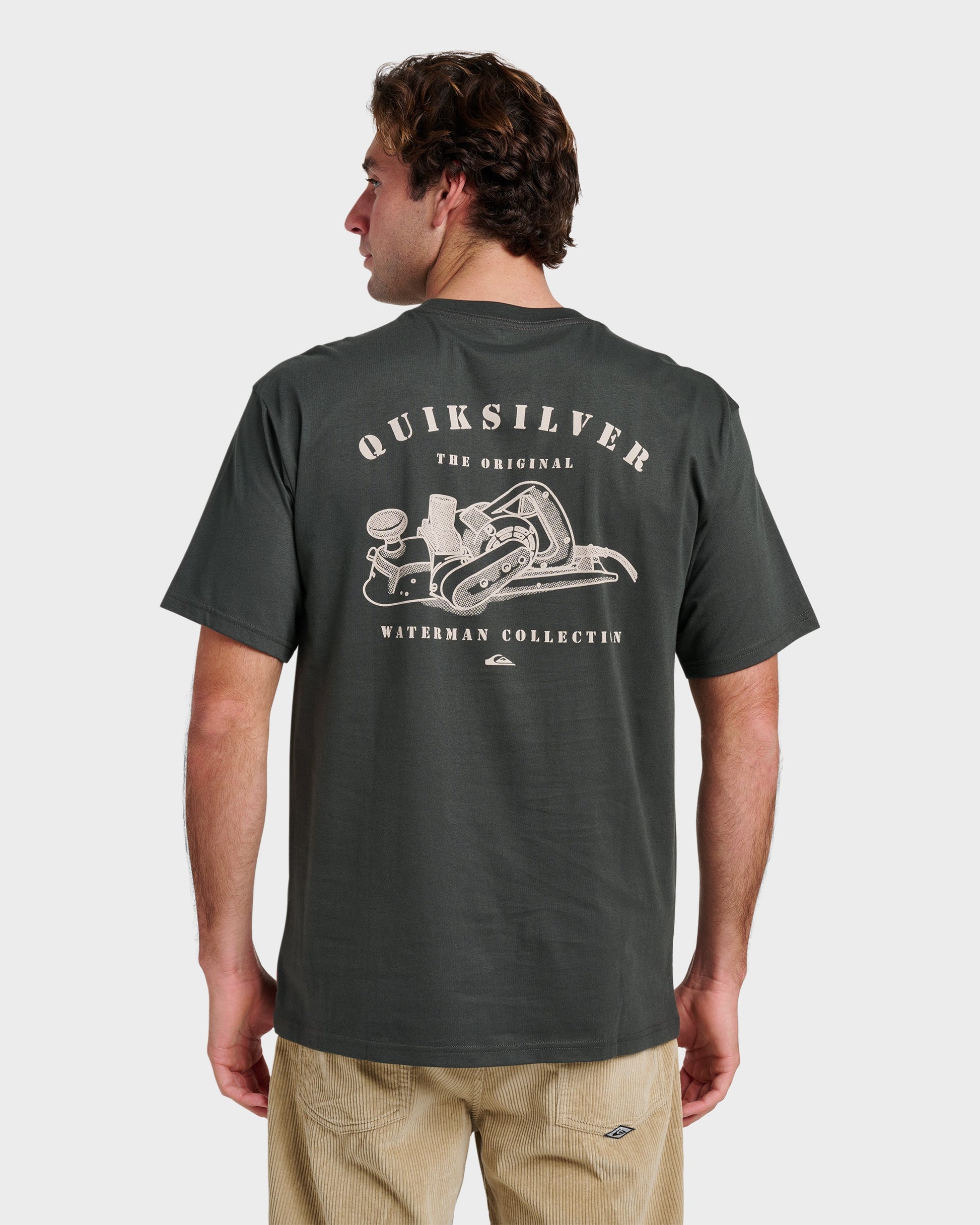 Waterman Planer Classic T-shirt - Phantom Phantom Quick Silver