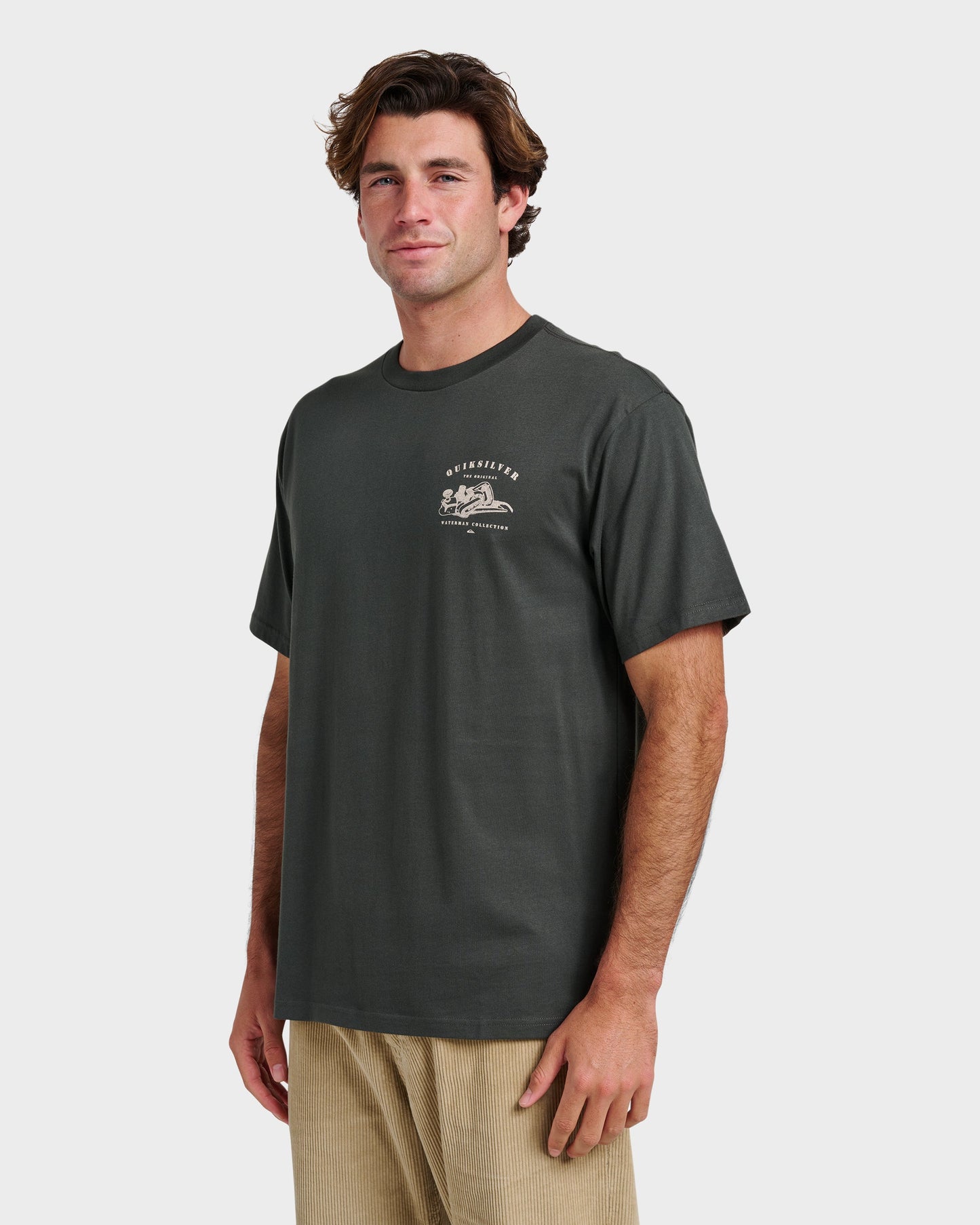 Waterman Planer Classic T-shirt - Phantom Phantom Quick Silver