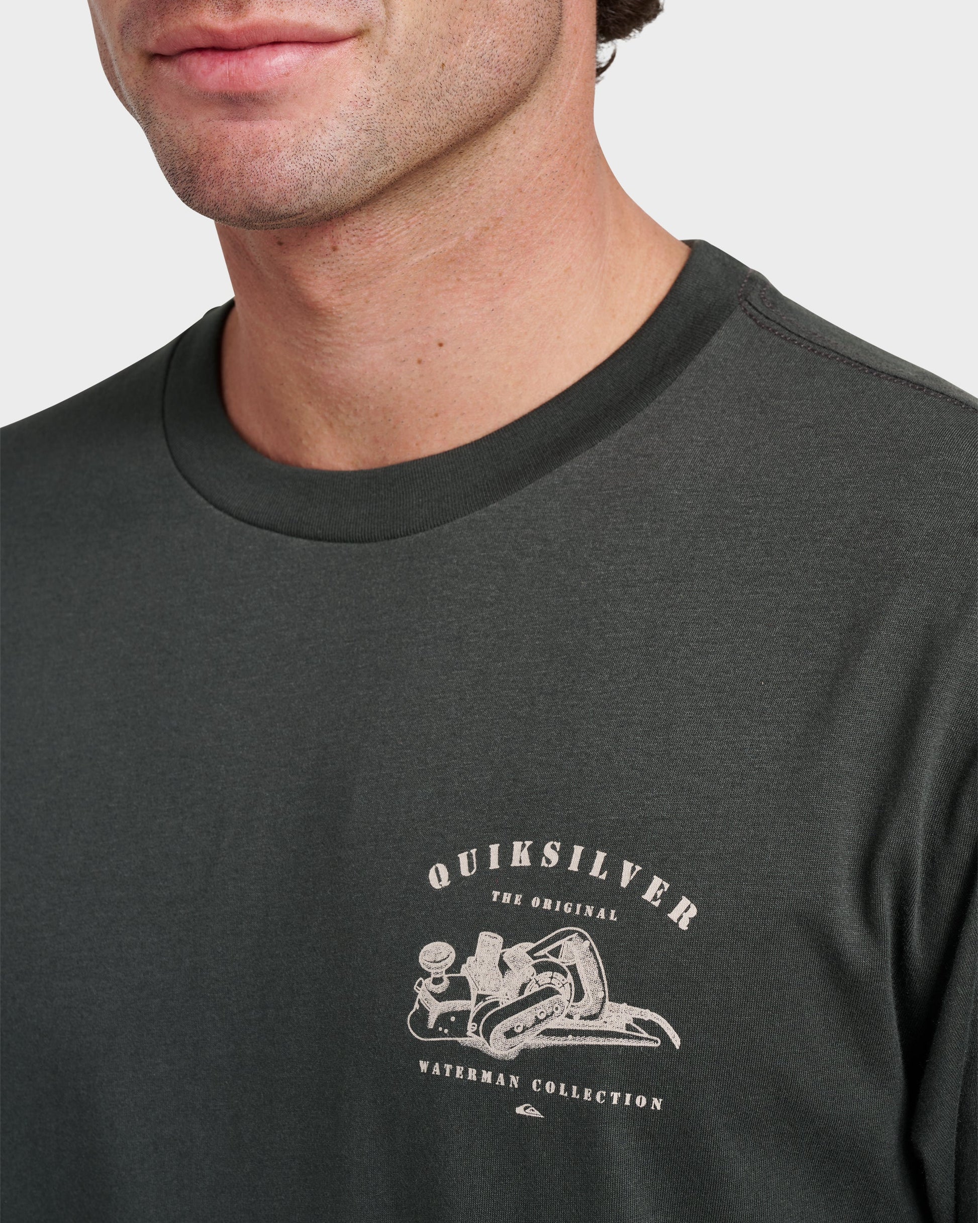 Waterman Planer Classic T-shirt - Phantom Phantom Quick Silver