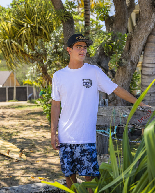 Hi Shield Classic T-shirt - White White Quick Silver