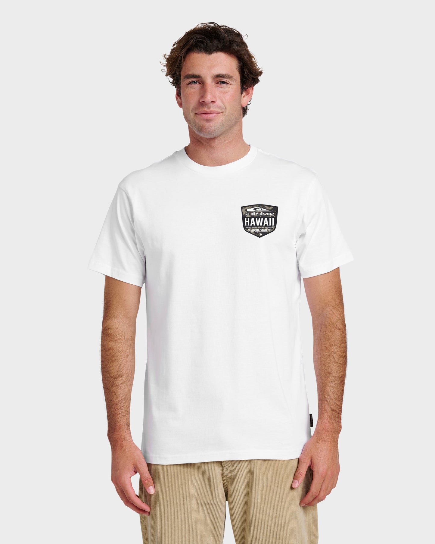 Hi Shield Classic T-shirt - White White Quick Silver