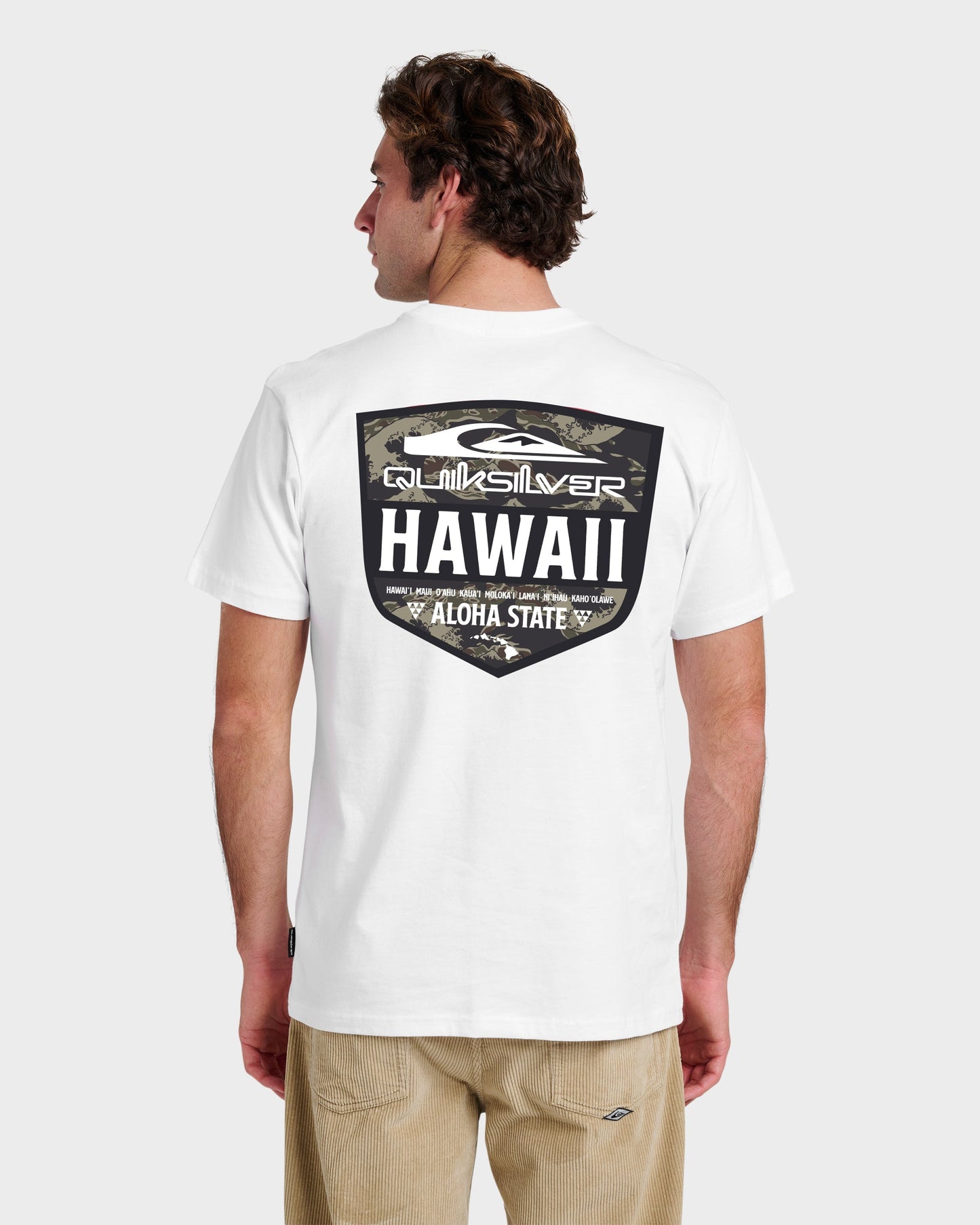 Hi Shield Classic T-shirt - White White Quick Silver