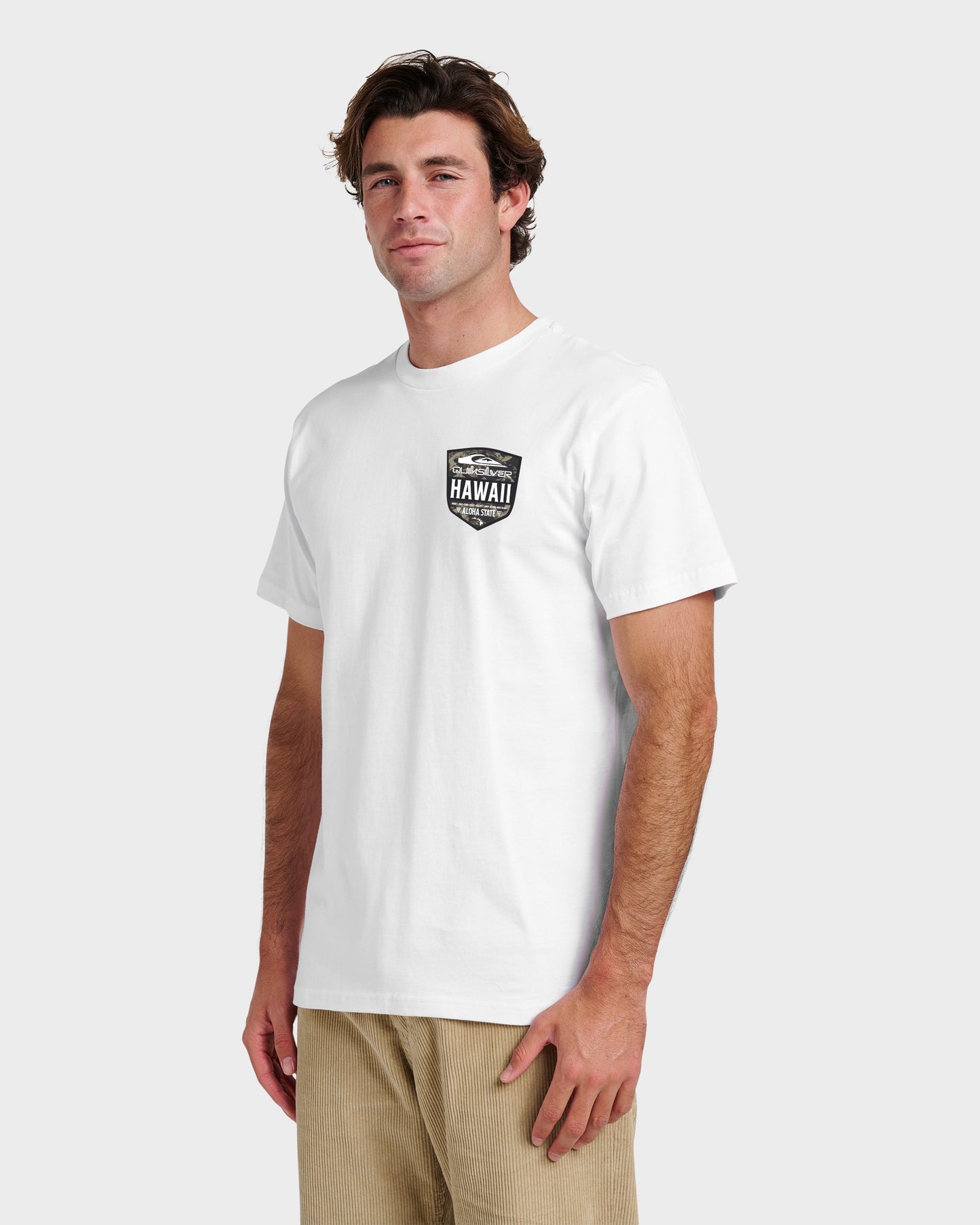 Hi Shield Classic T-shirt - White White Quick Silver