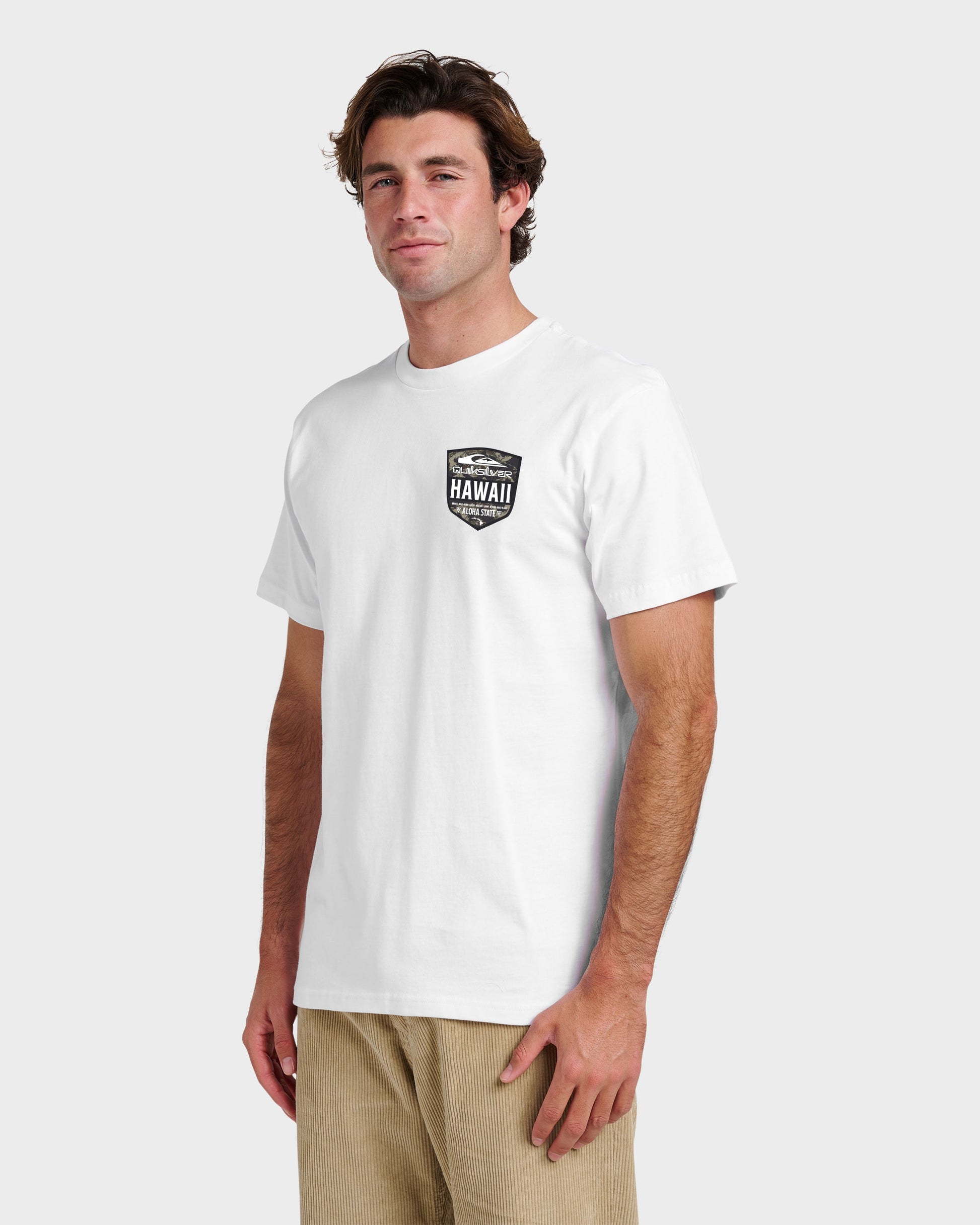 Hi Shield Classic T-shirt - White White Quick Silver