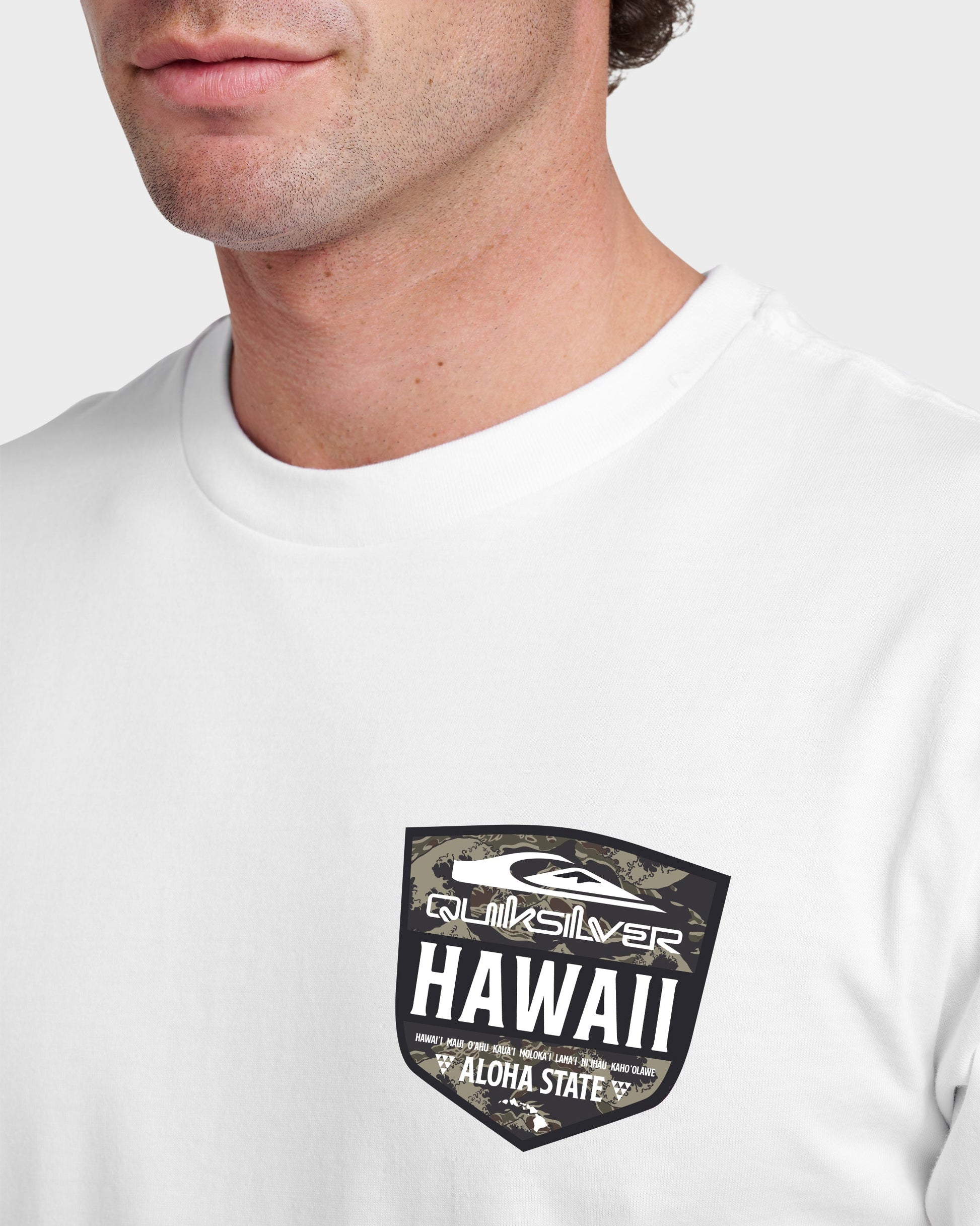 Hi Shield Classic T-shirt - White White Quick Silver
