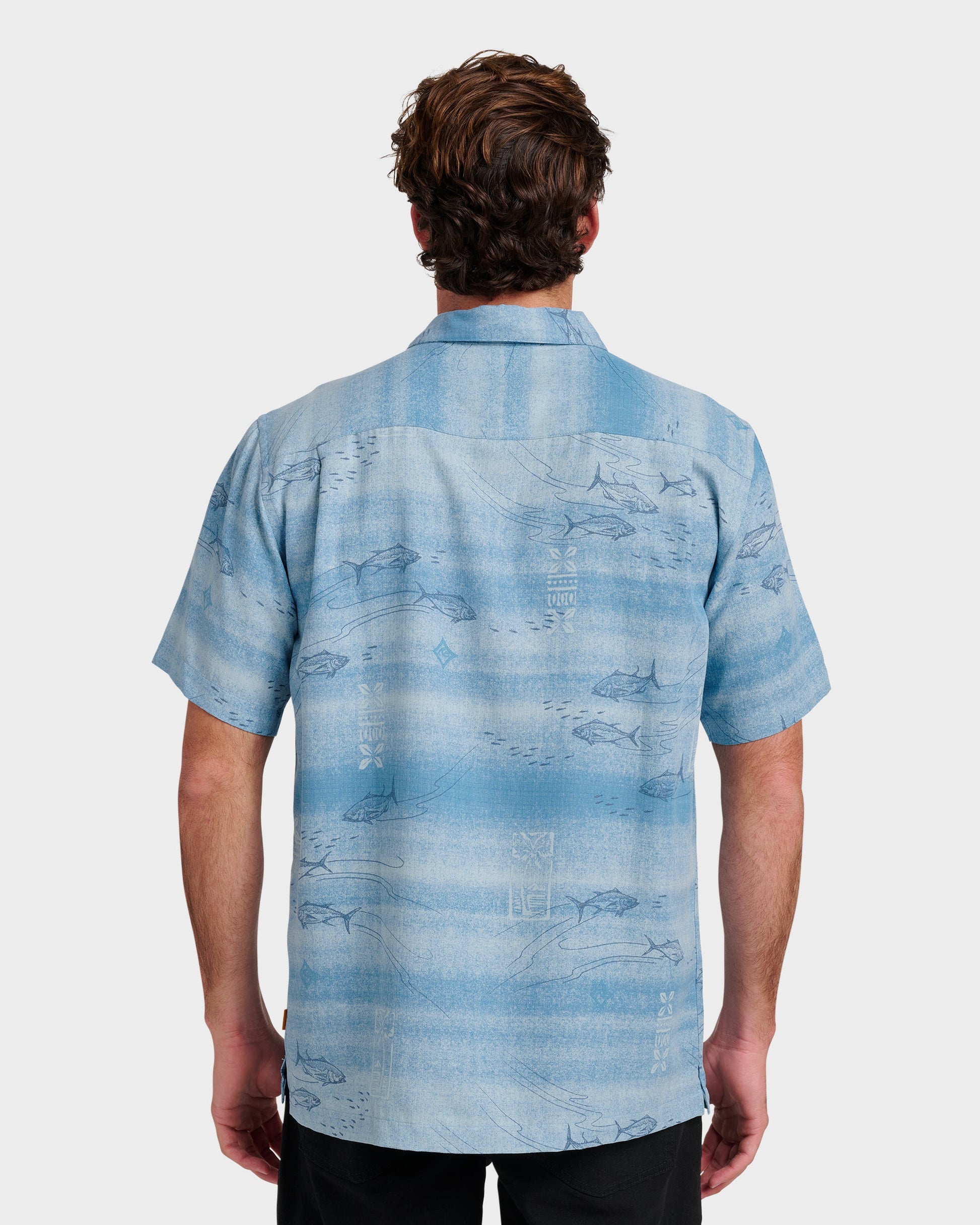 Waterman Go Fish Shirt - Sterling Blue Sterling Blue Quick Silver