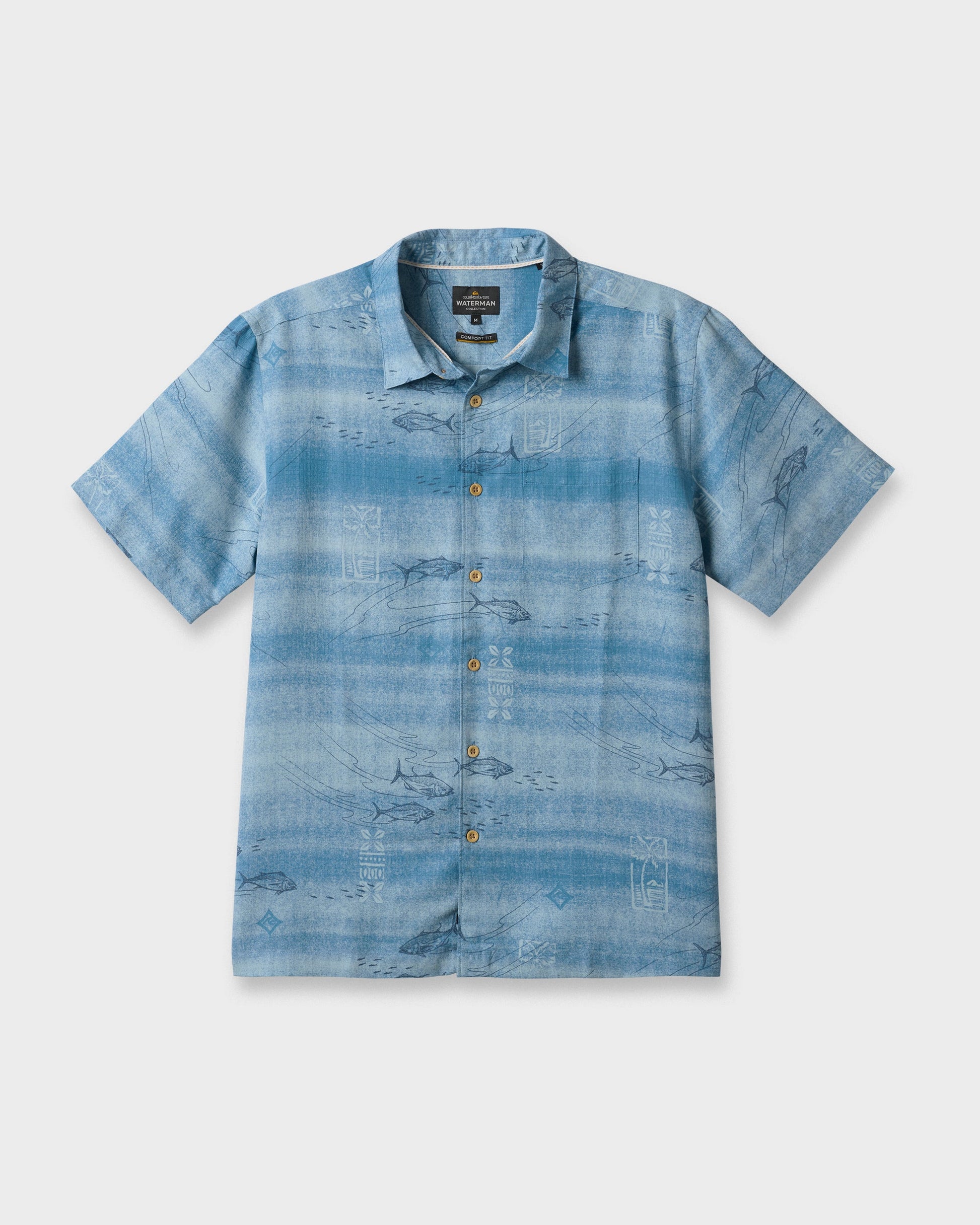 Waterman Go Fish Shirt - Sterling Blue Sterling Blue Quick Silver