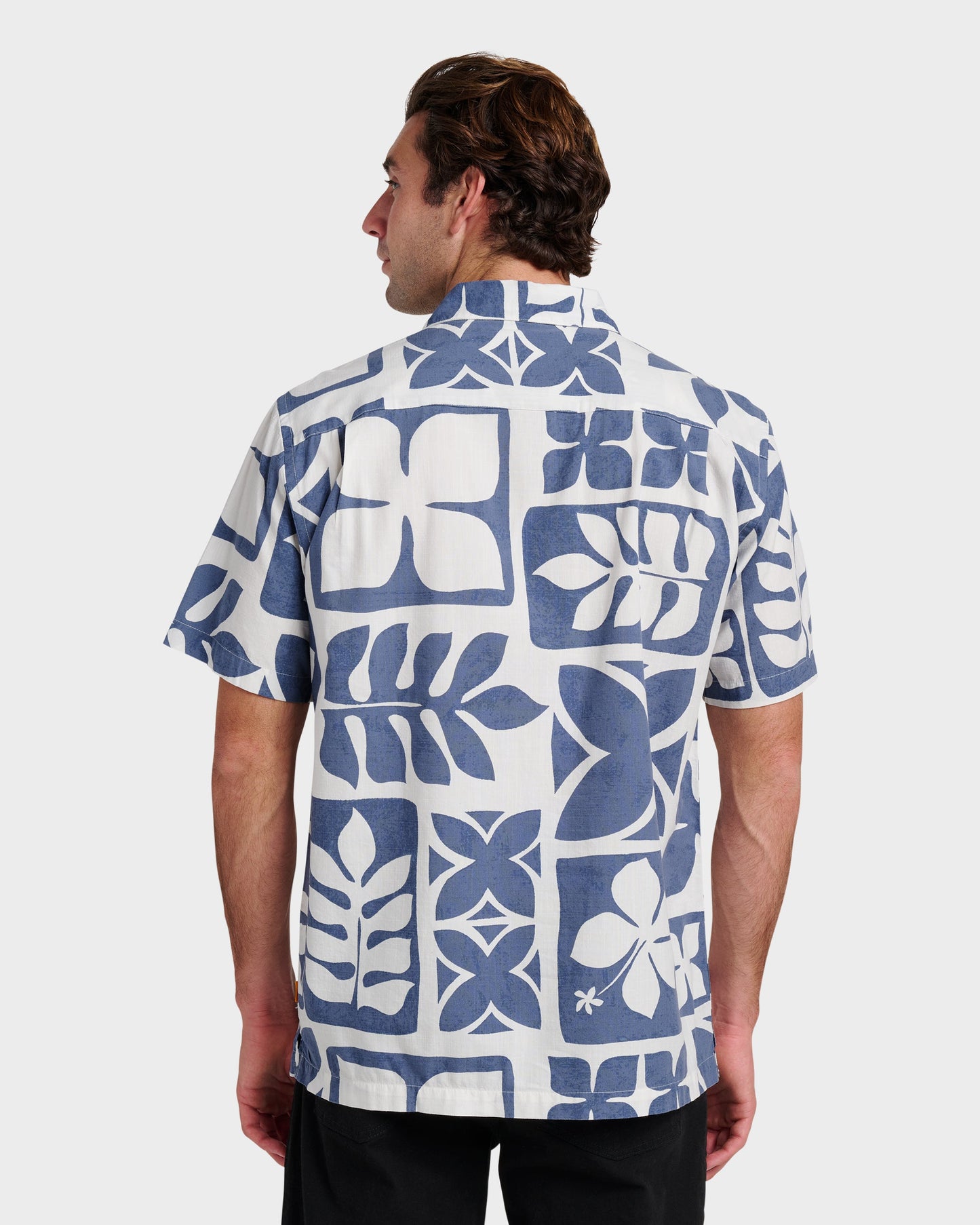 Waterman Tiki Island Shirt - Flint Stone Flint Stone Quick Silver