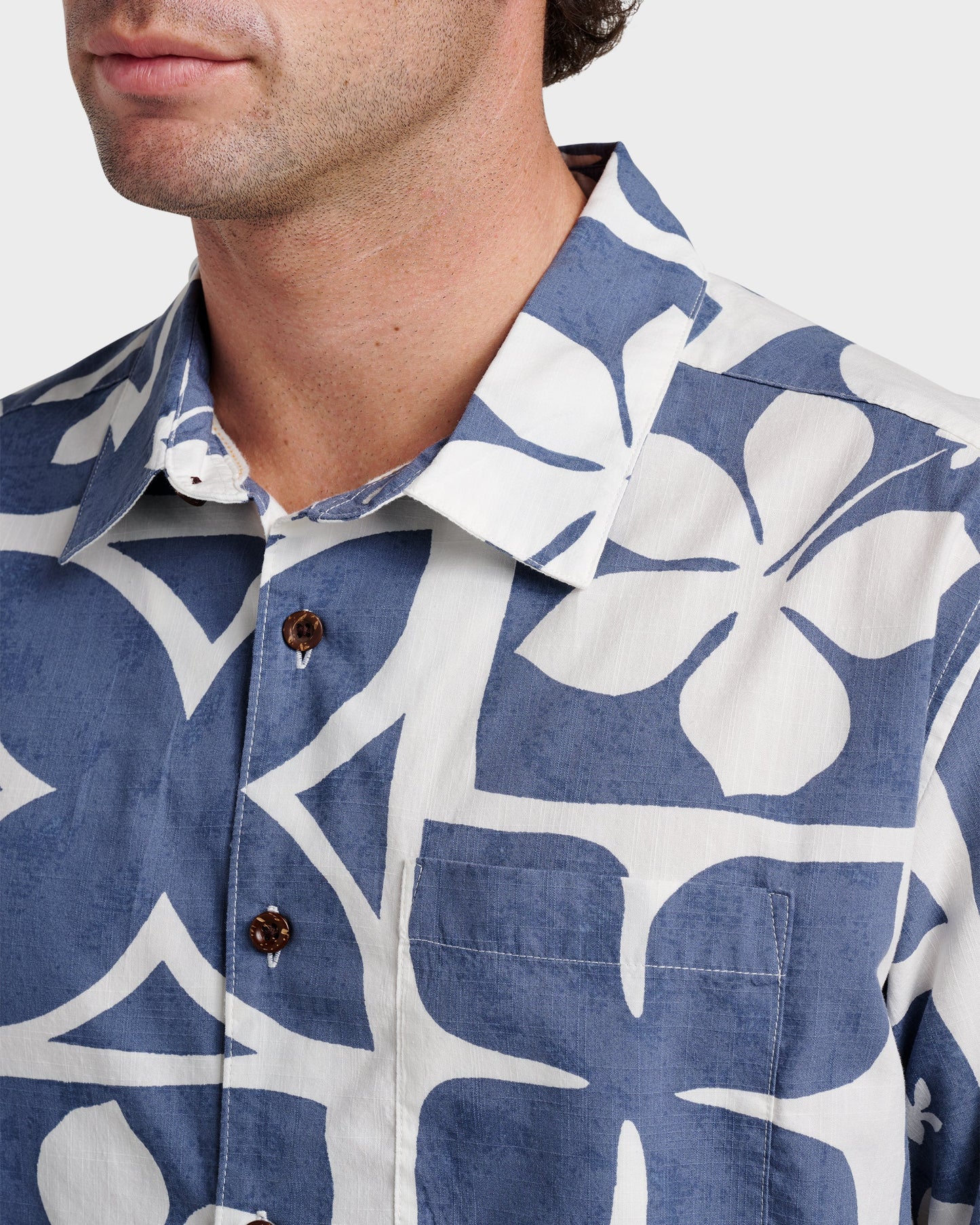Waterman Tiki Island Shirt - Flint Stone Flint Stone Quick Silver